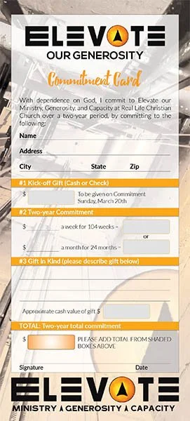 Commitment Card