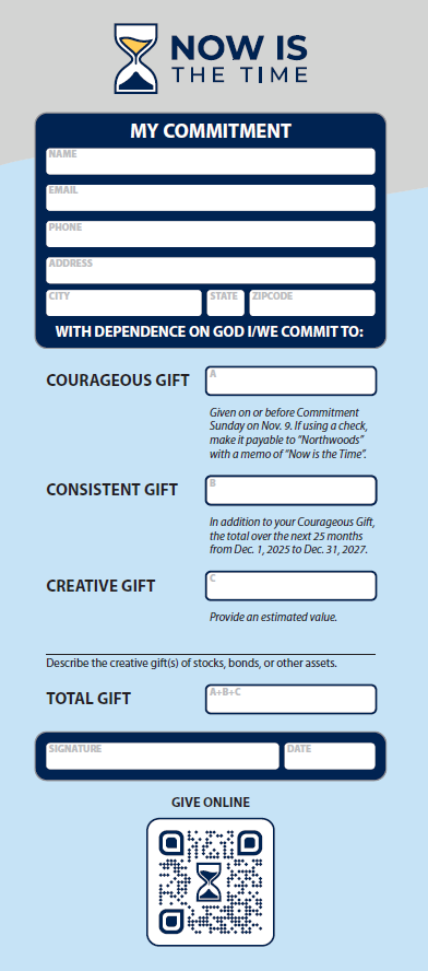 Commitment Card