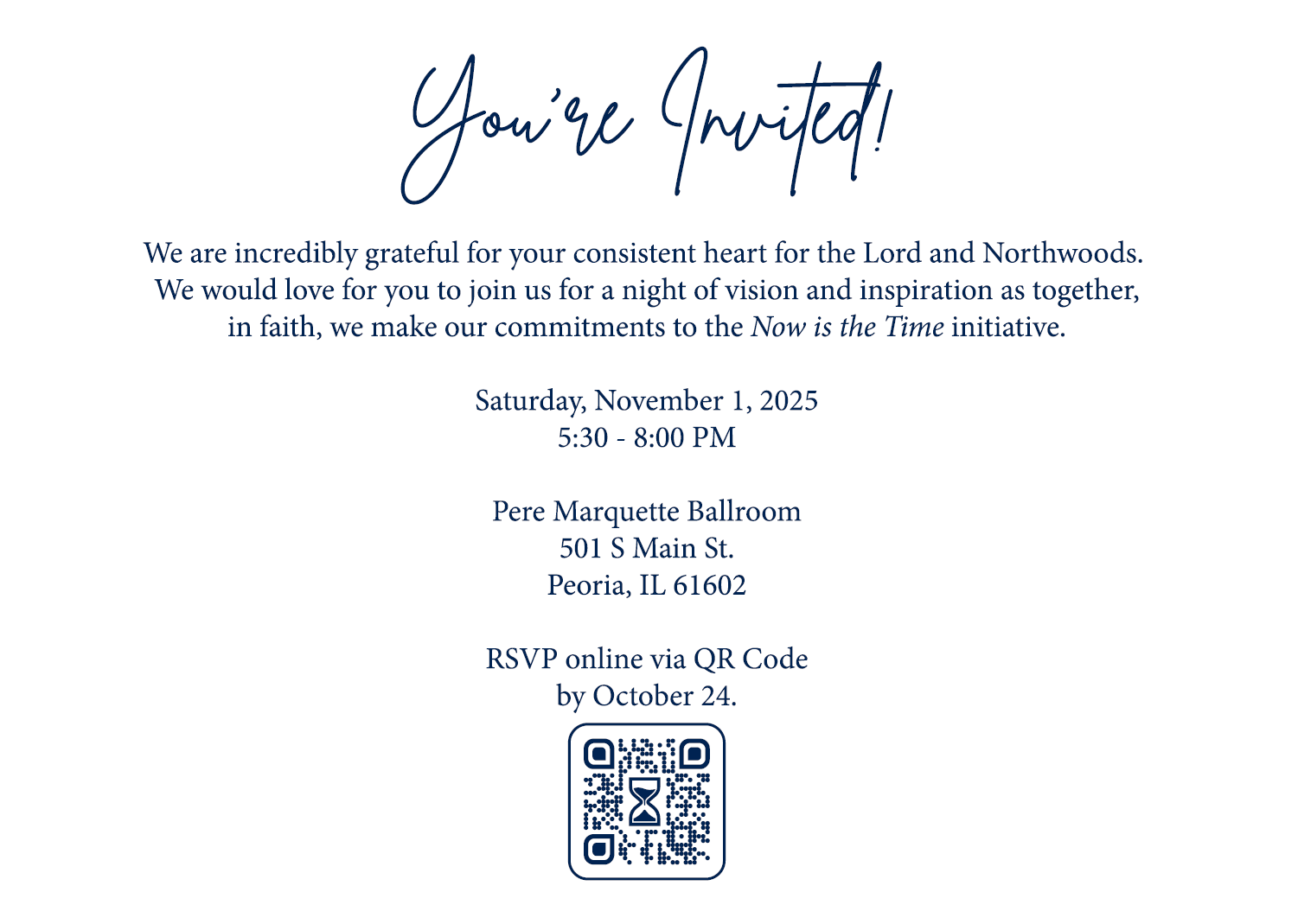 Leadership Dinner Invite