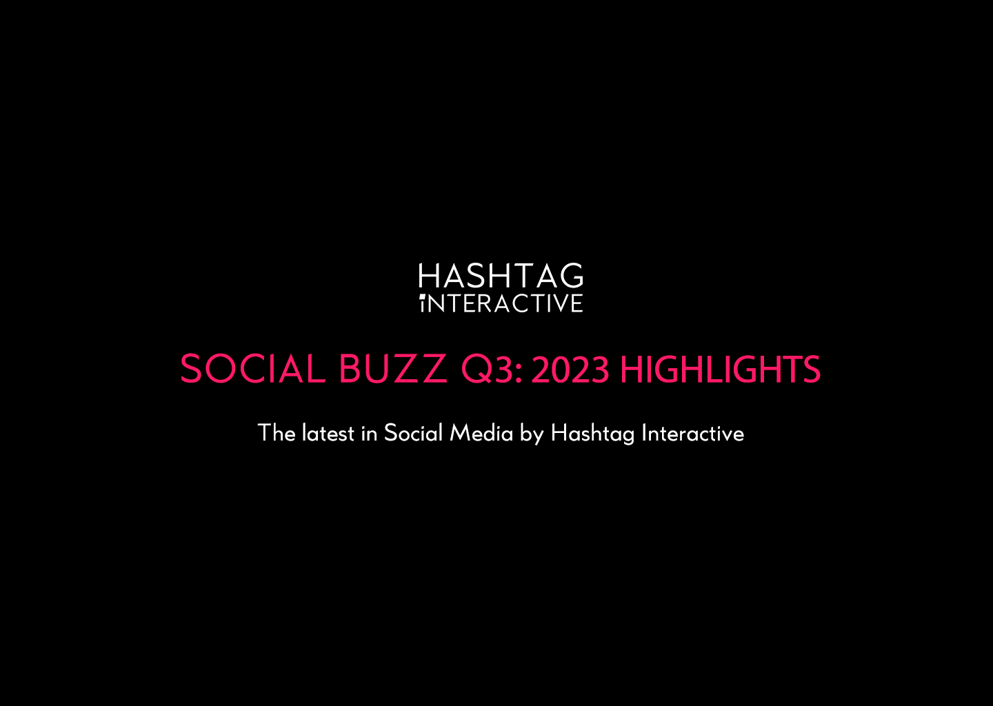 Social Buzz - Q3 2023 Recap