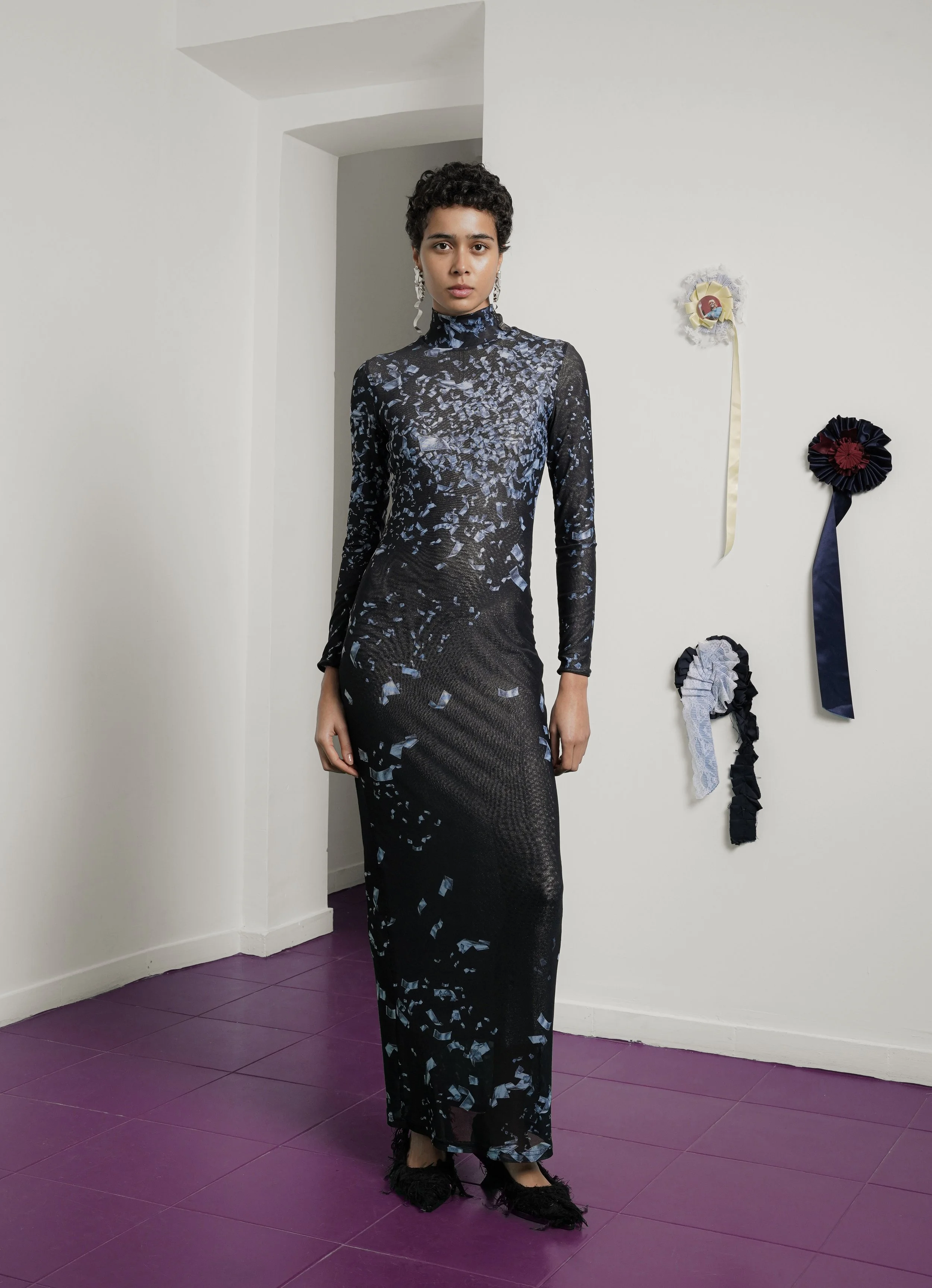 constança entrudo - half time confetti dress