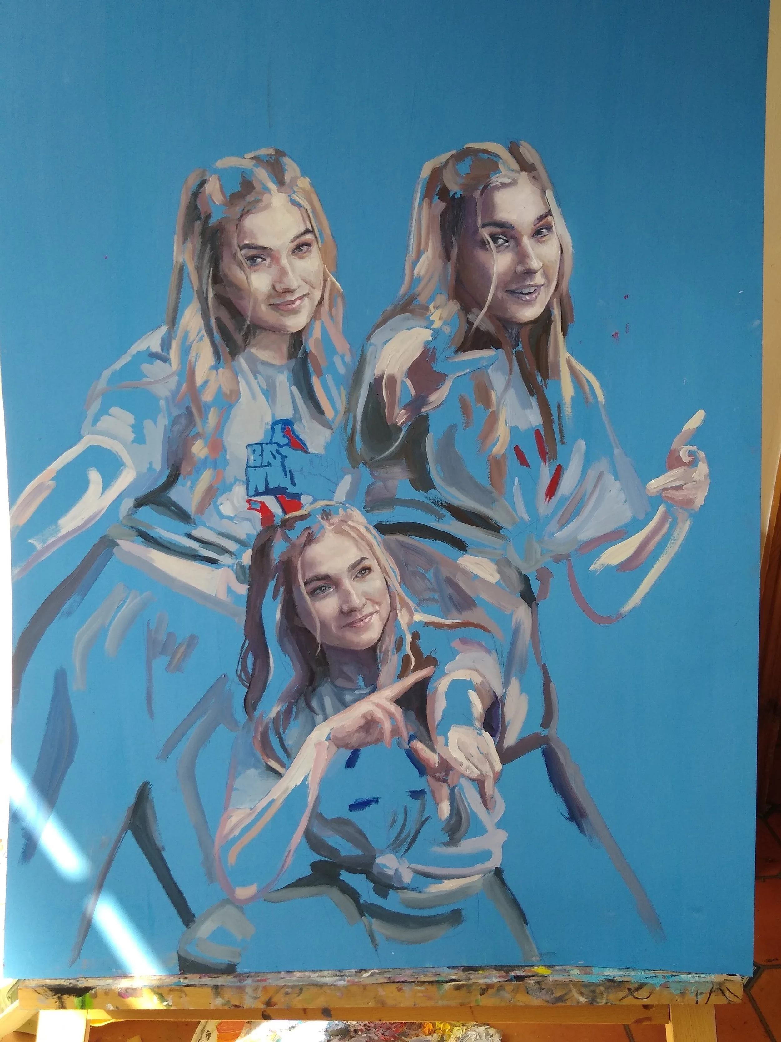 Medium: Mixed Media (Acrylic, Oil)