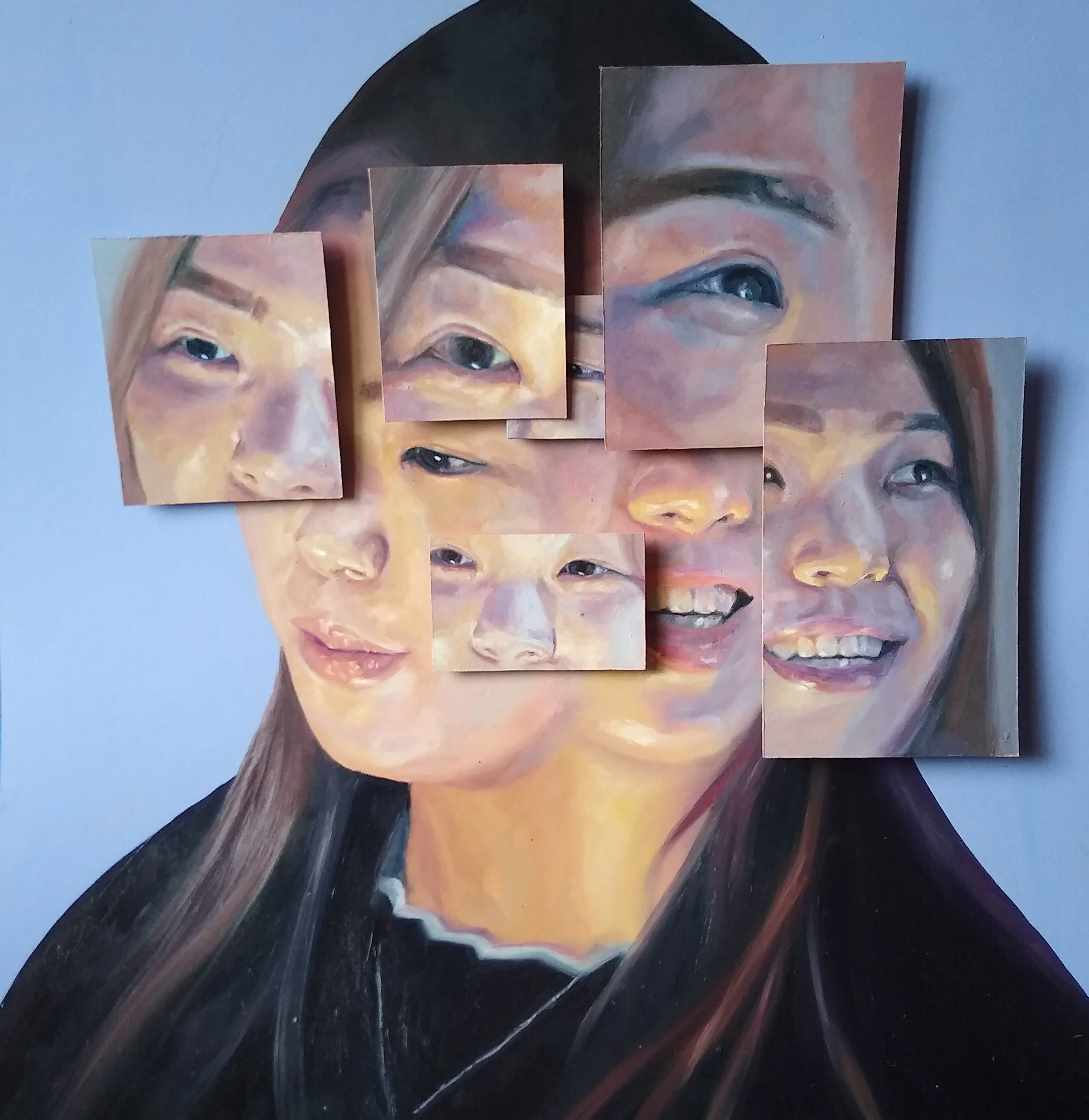 Medium: Oil and Collage