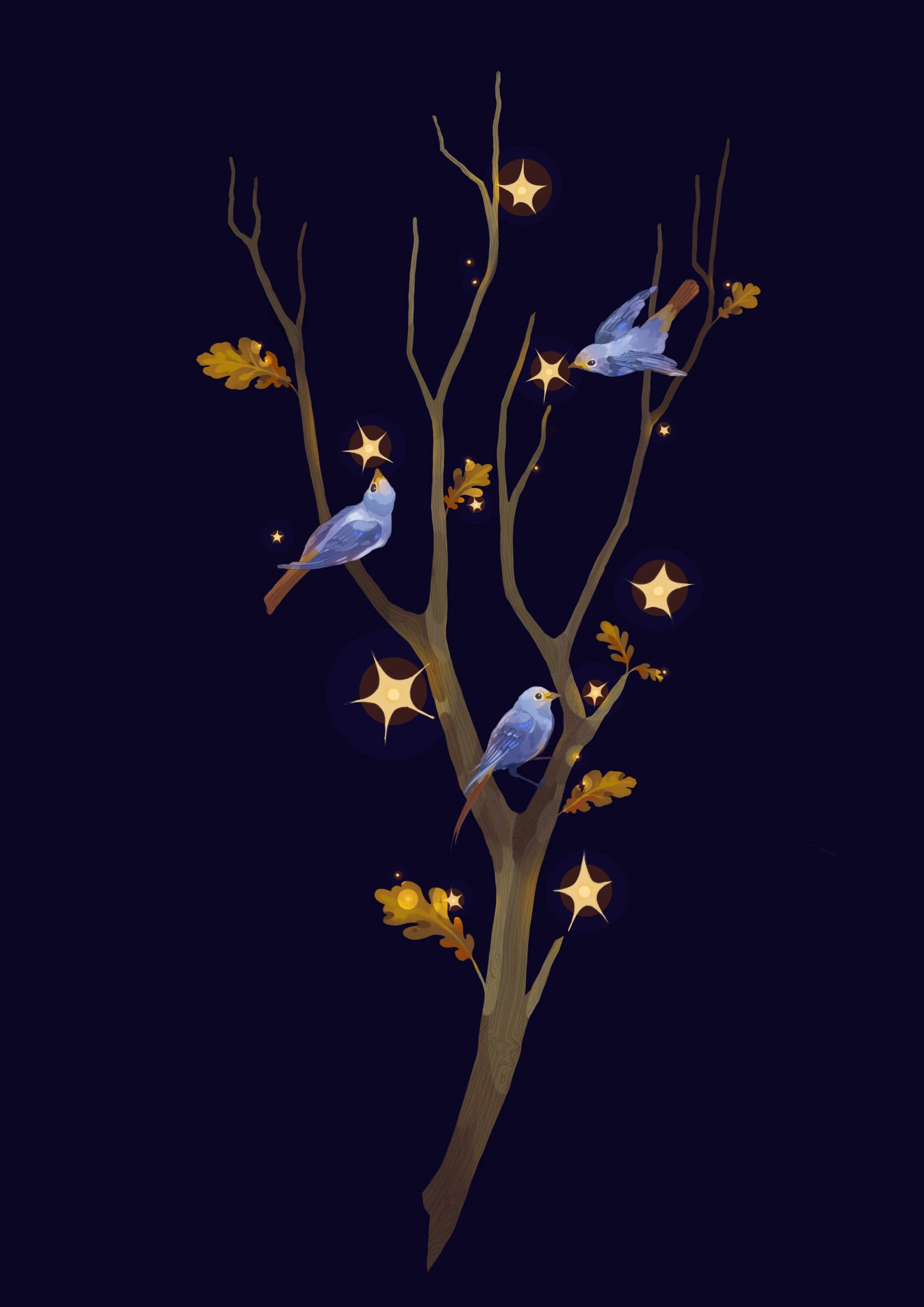 Birds_On_A_Branch_Looking_At_Stars_II.jpg