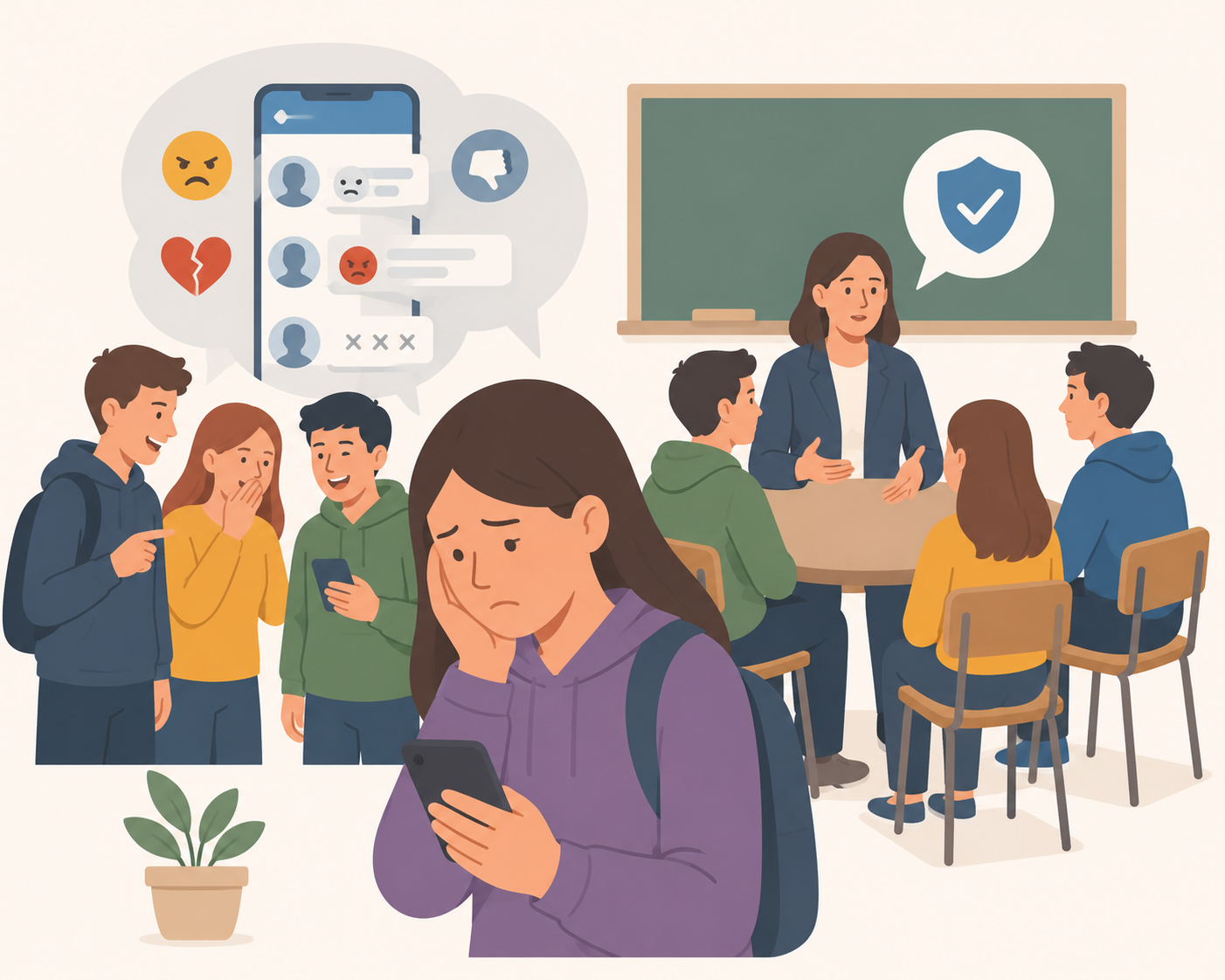 Schulmediation - Cybermobbing in der Klasse