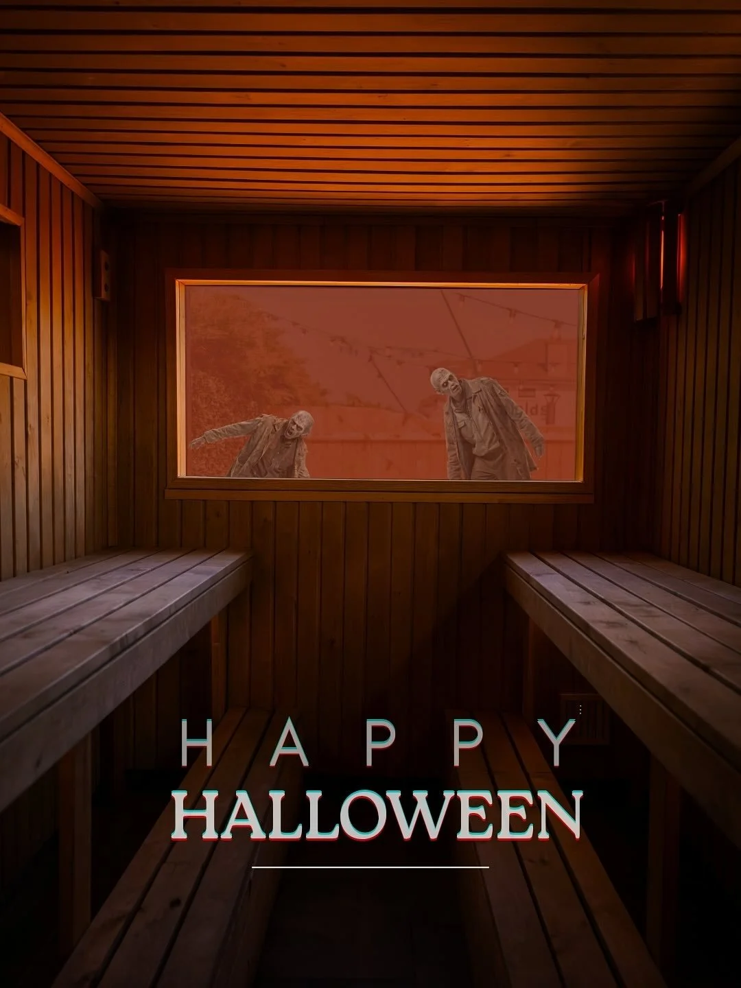 For the day that&rsquo;s in it let&rsquo;s scare the 💩 out of Rob 🎃👻 

#halloween #happyhalloween #jumpscare #sauna #icebath #hottub #wellness #newbridge