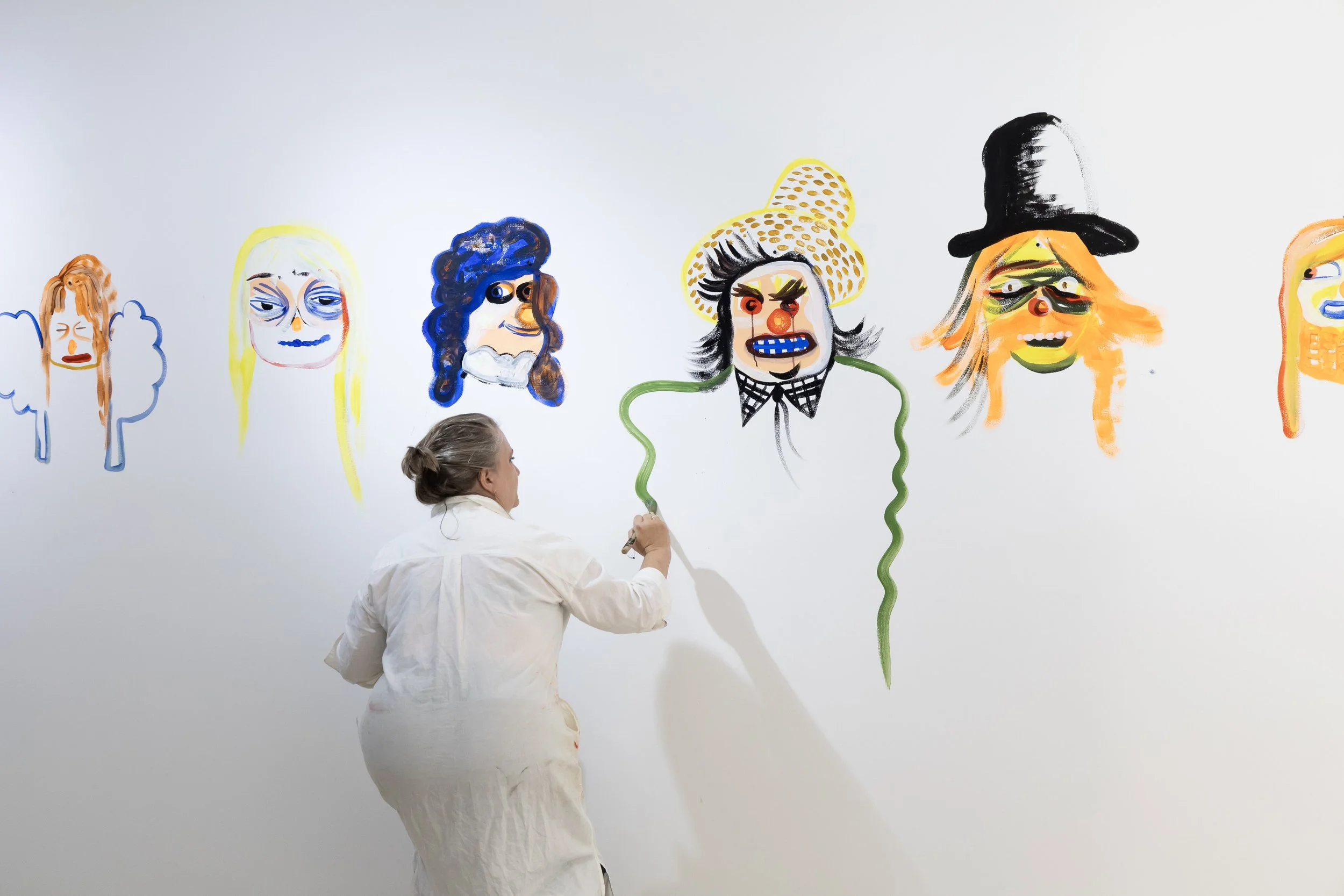 Live drawing at Albus Gallery, Seoul, Korea, 2025