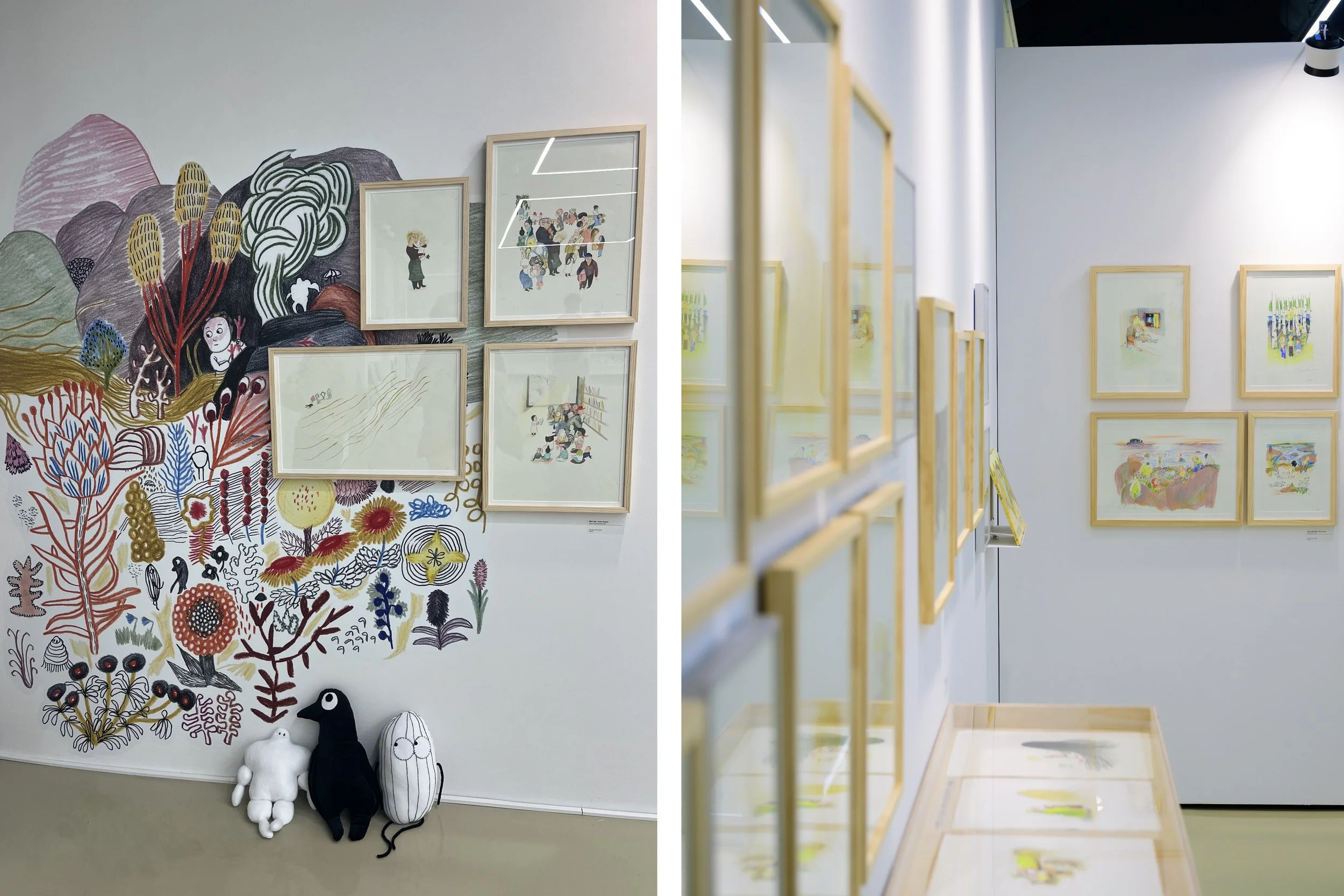 Collective exhibition at the 4th Jeonju International Picture Book Fair, Wansan Library, Jeonju, Korea, 2025