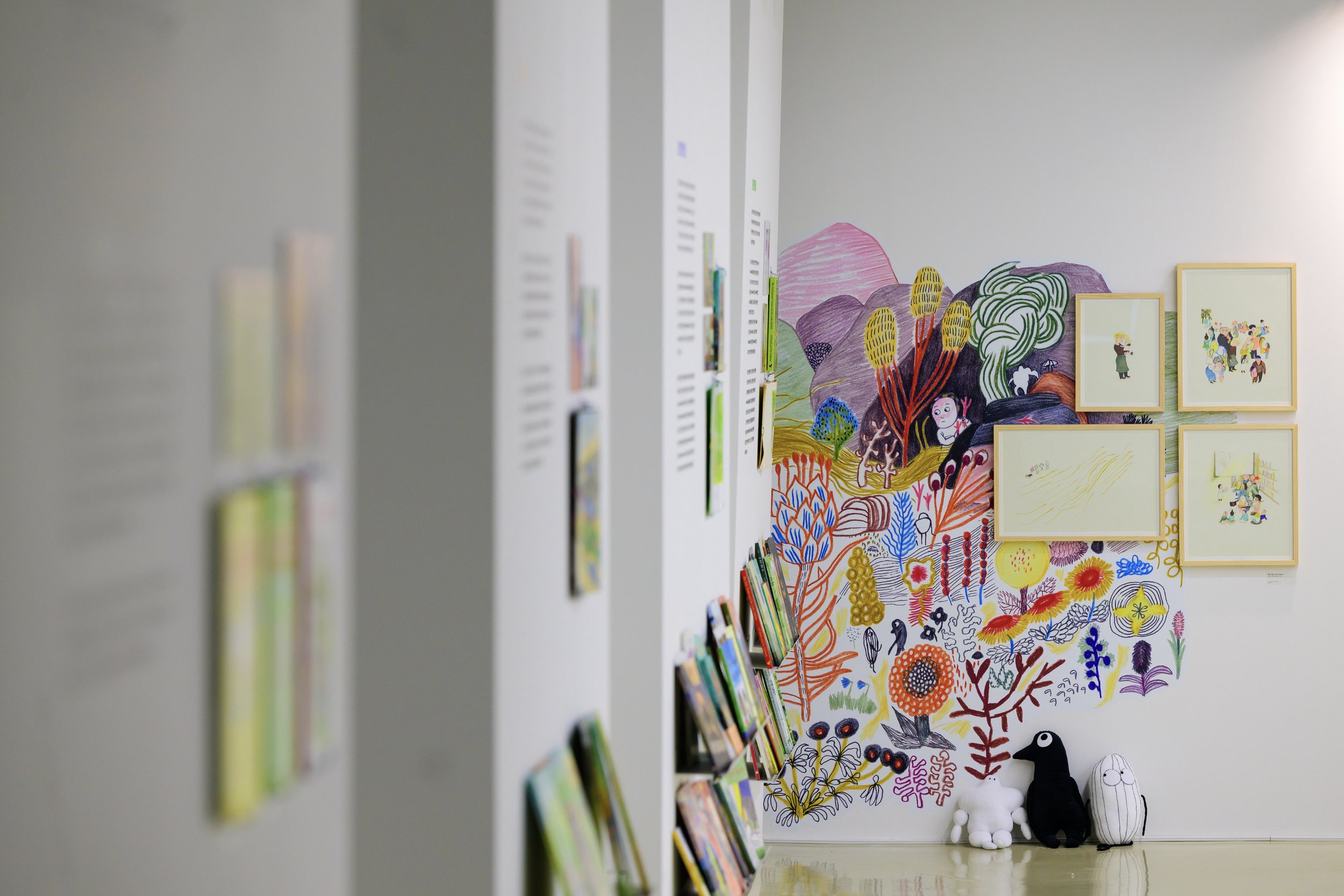 Collective exhibition at the 4th Jeonju International Picture Book Fair, Wansan Library, Jeonju, Korea, 2025