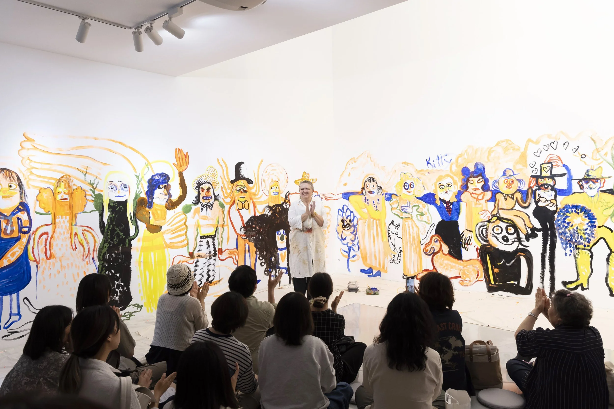 Live drawing at Albus Gallery, Seoul, Korea, 2025
