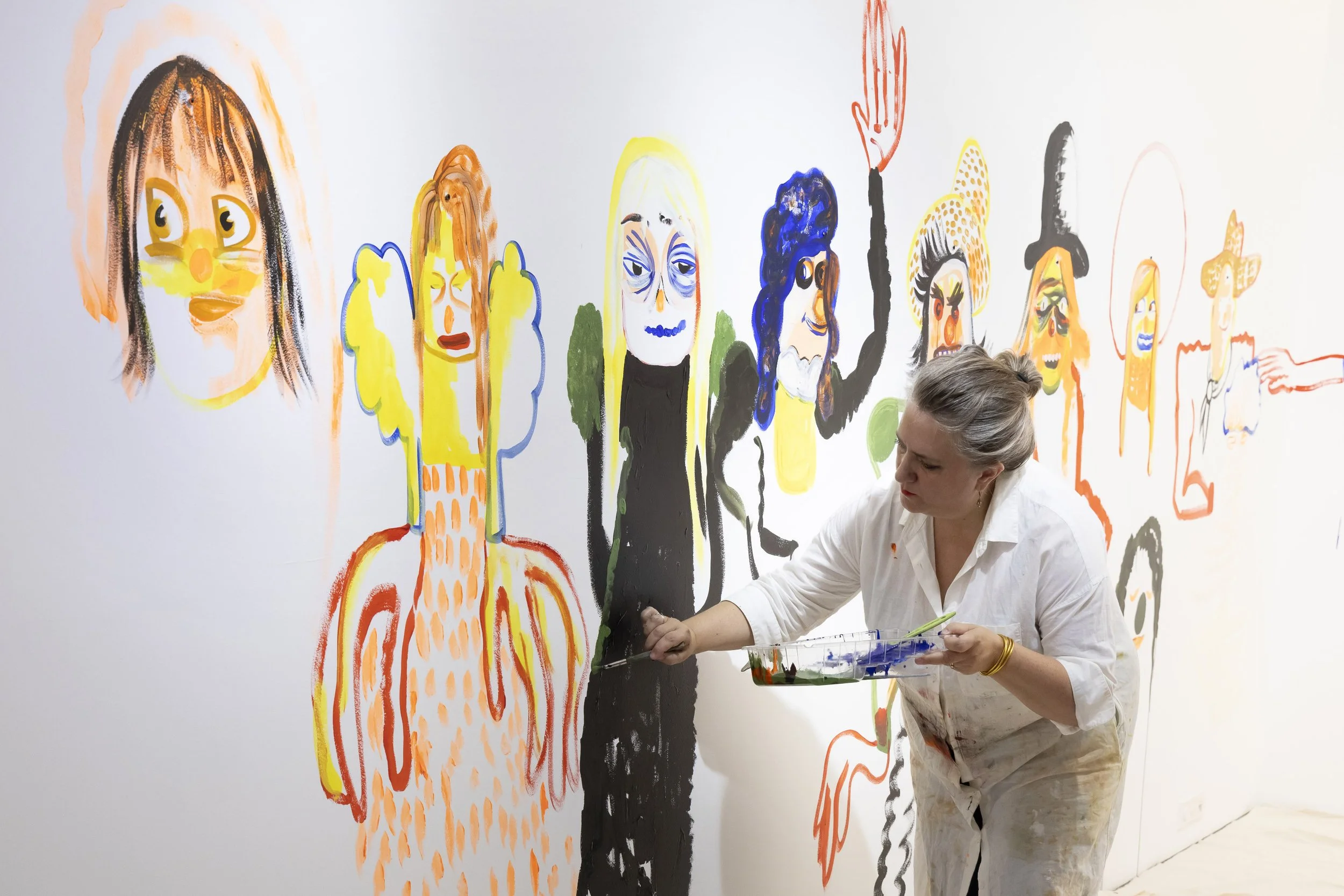 Live drawing at Albus Gallery, Seoul, Korea, 2025
