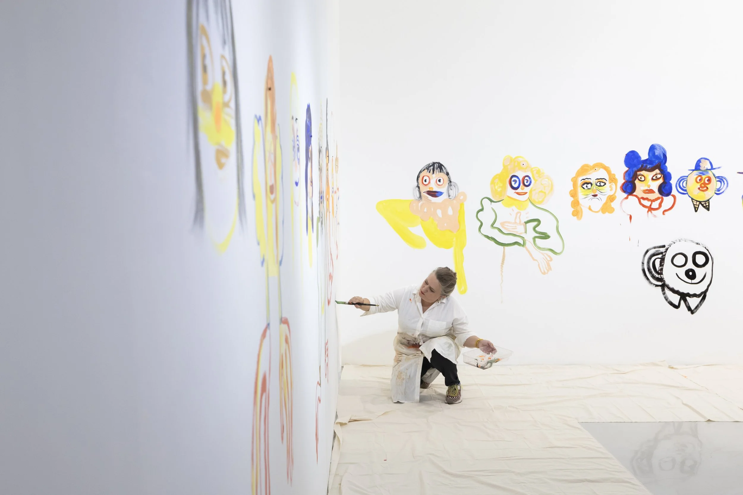 Live drawing at Albus Gallery, Seoul, Korea, 2025