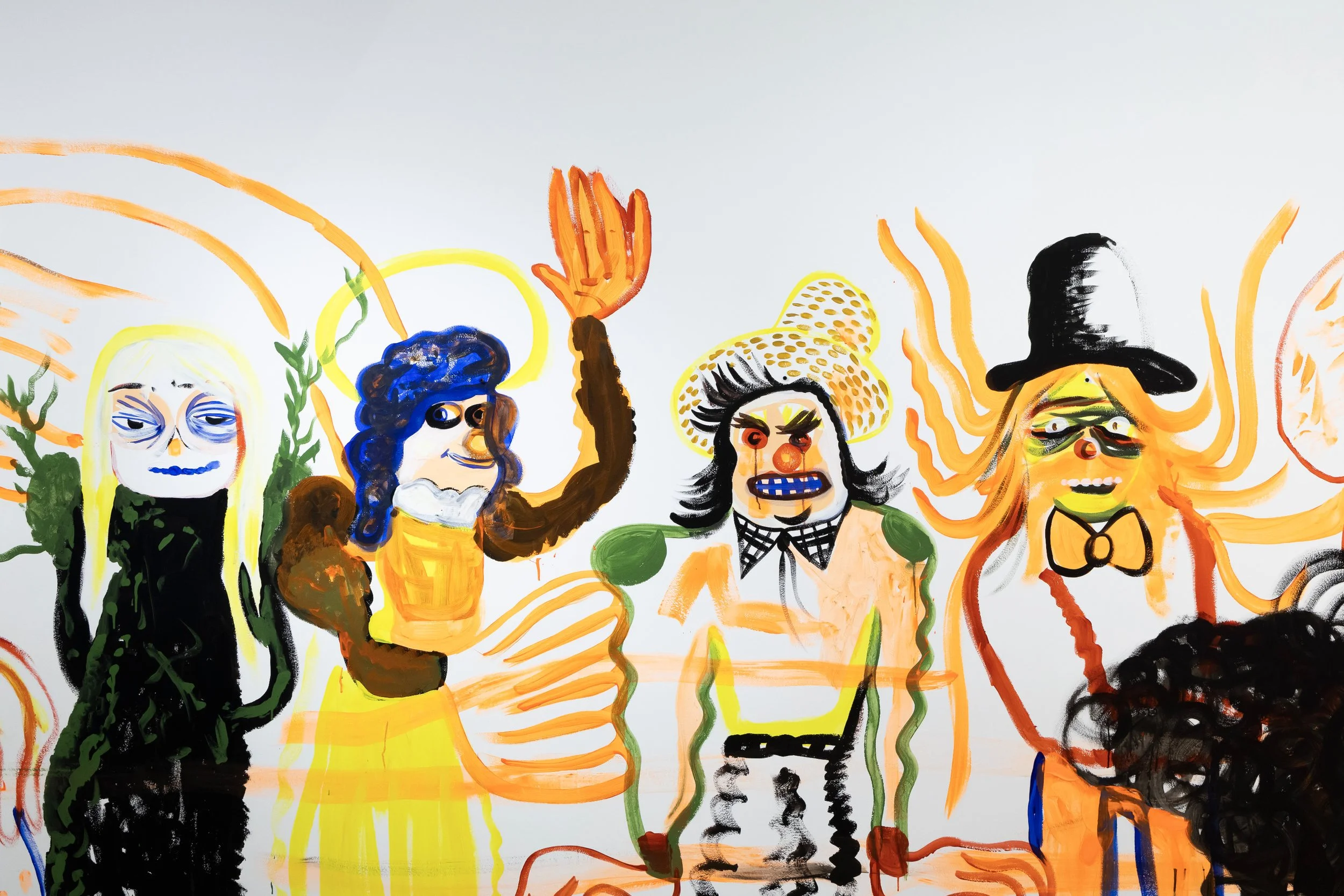 Live drawing at Albus Gallery, Seoul, Korea, 2025