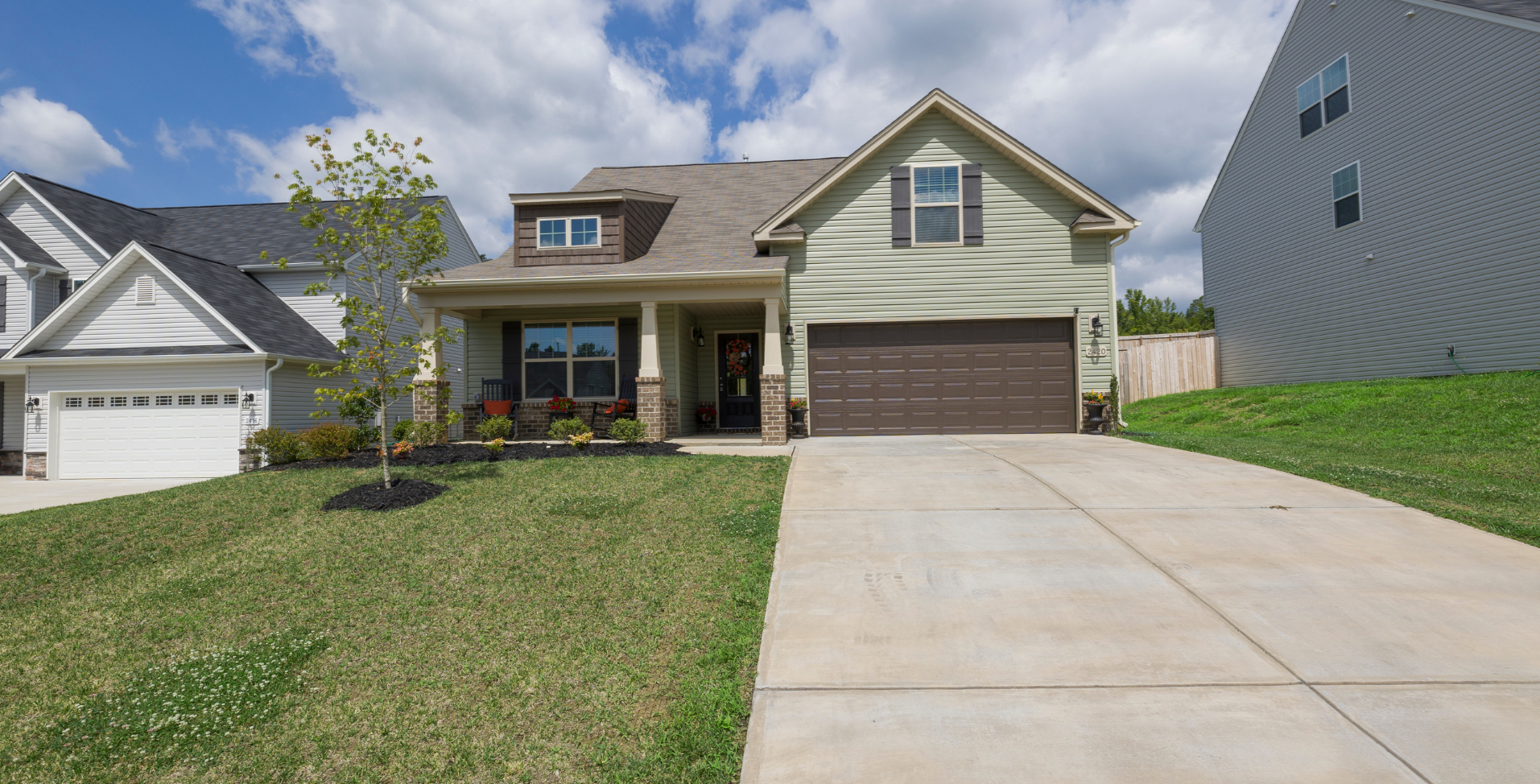 Safe and open driveway before roof replacement in the DMV