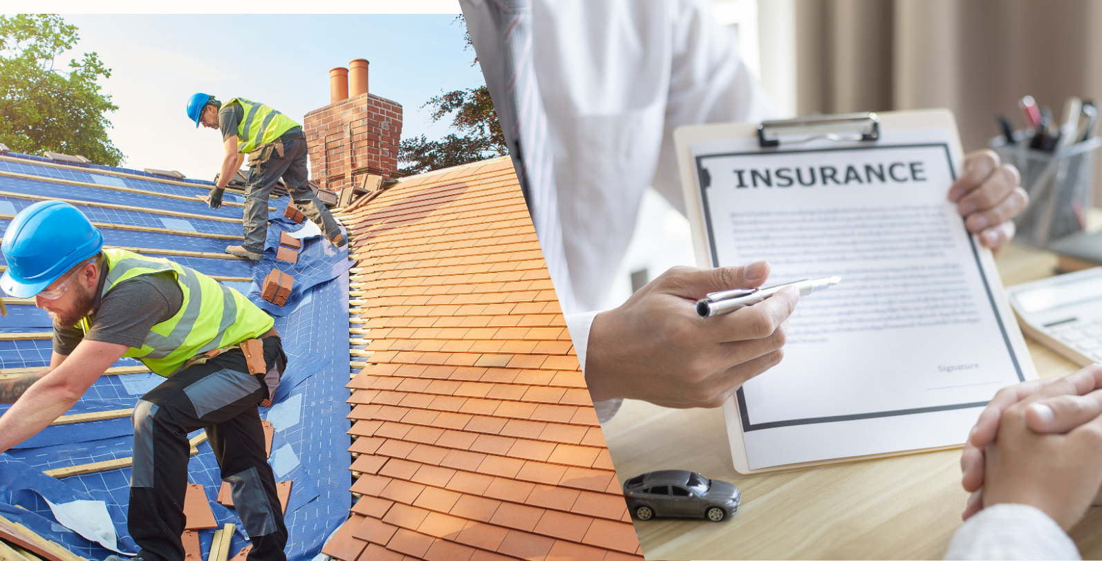 Roof repair and insurance guidance for homeowners with damaged roofs