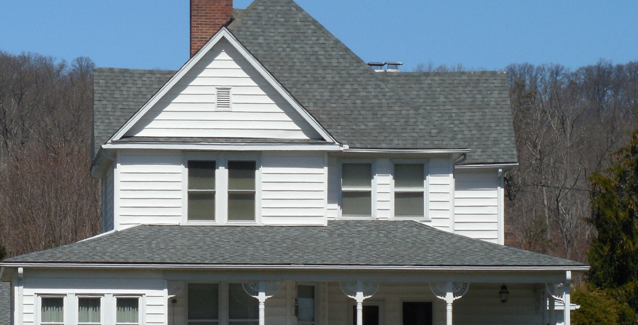 Completed residential roof in the DMV