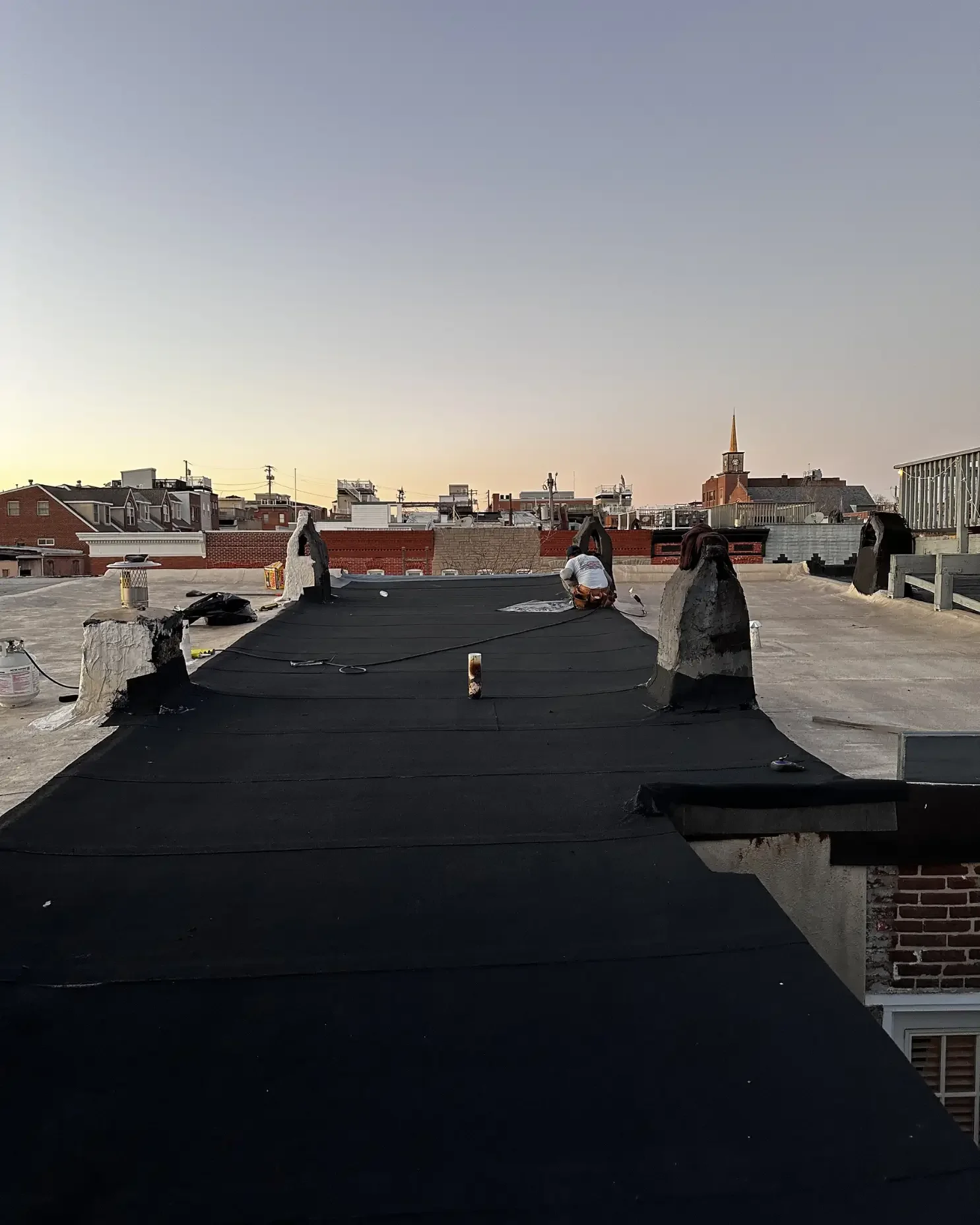 An Underlayment installation by DA'Roofers