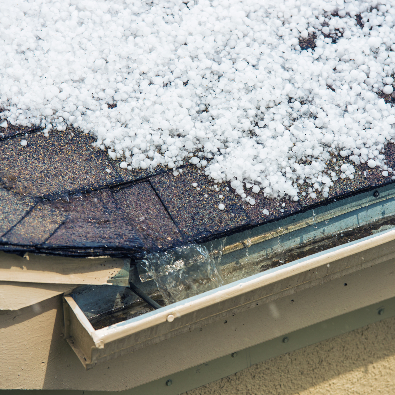 Winter snow causing roof damage and cracks