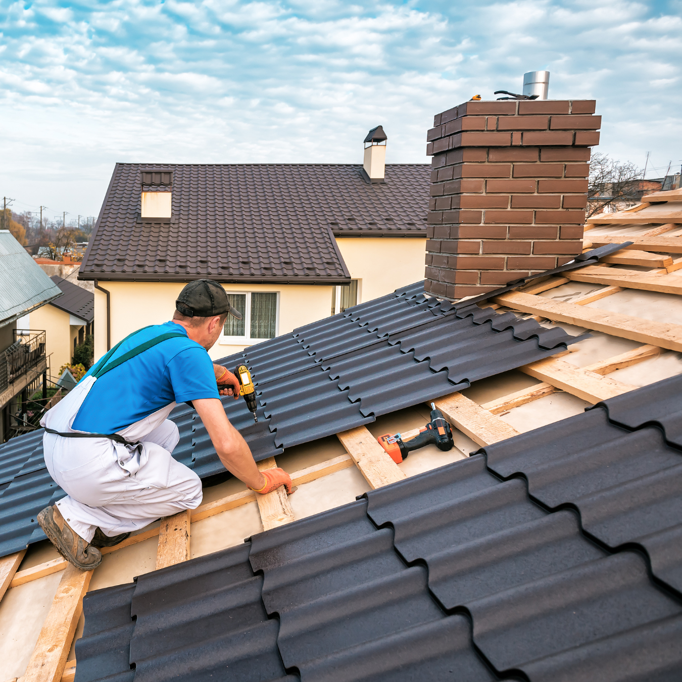 Specialized metal roof installation
