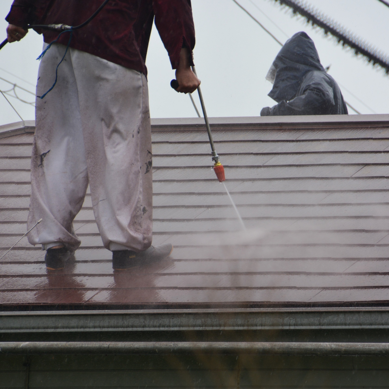 Cleaning roof shingles in the DMV