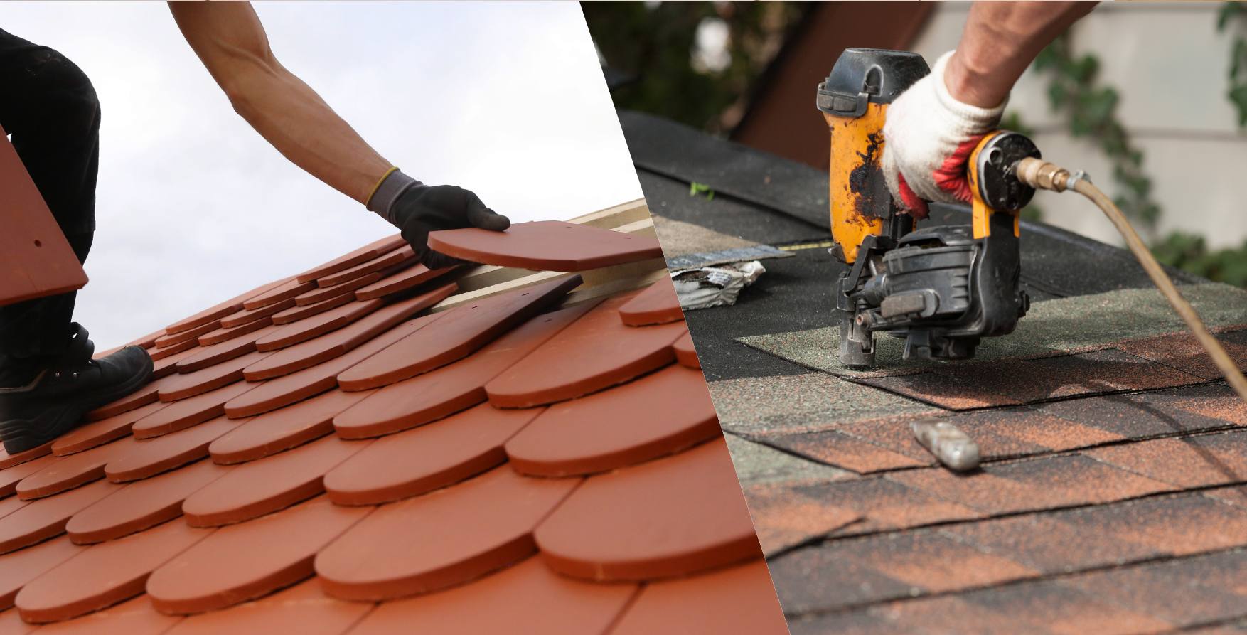 Roof repair and roof replacement comparison used to explain homeowner options DMV