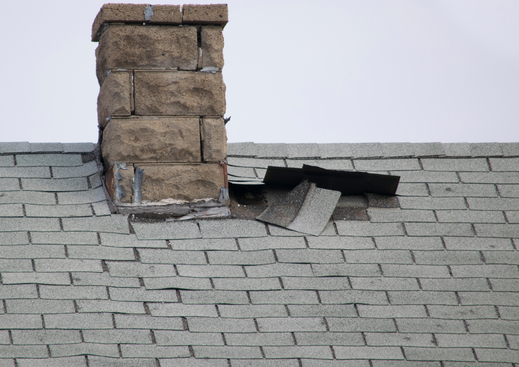Discovering hidden roof damage during inspection