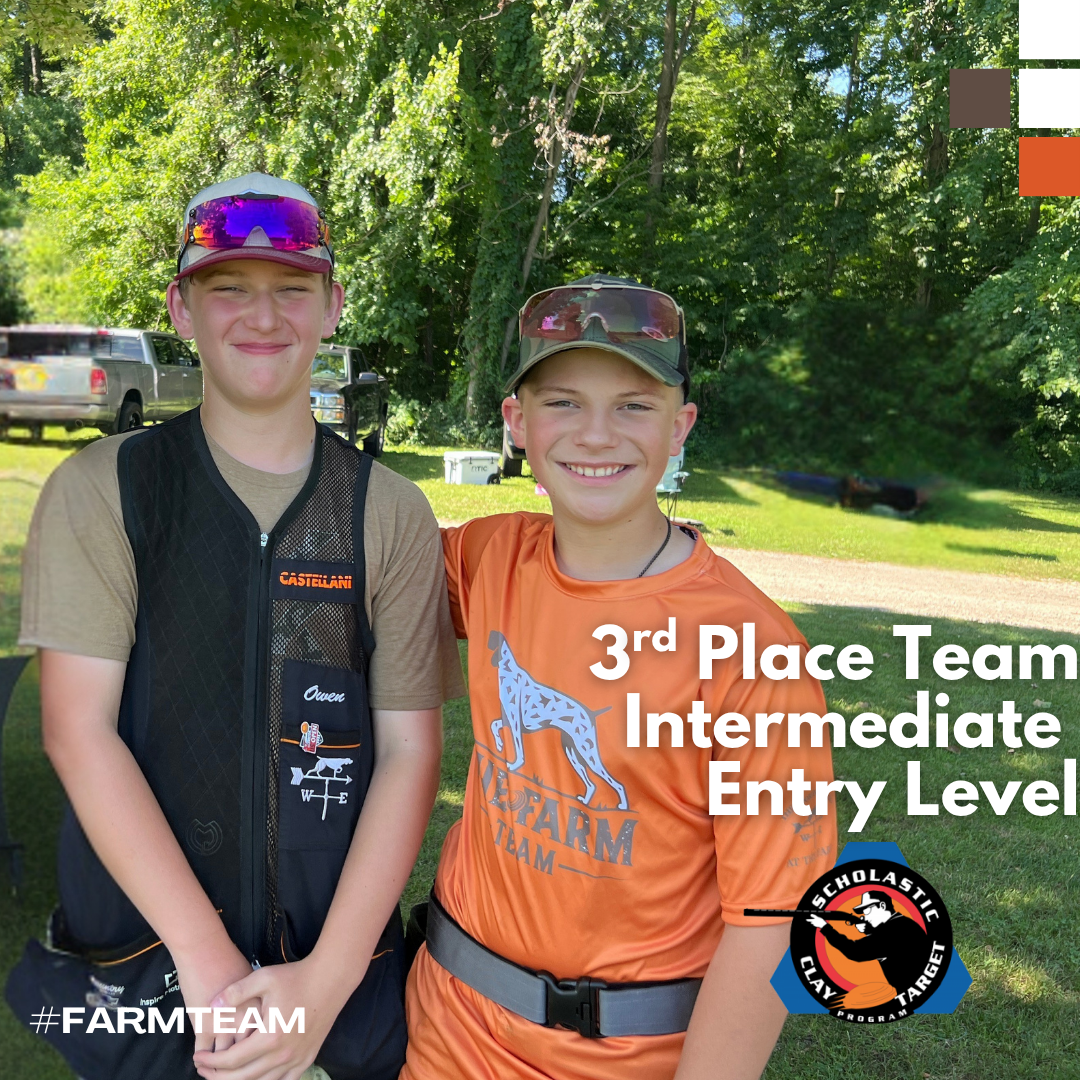 Indiana SCTP Skeet Championship - Intermediate Entry Level - 3rd Place - Owen Herron & Lane Woertz