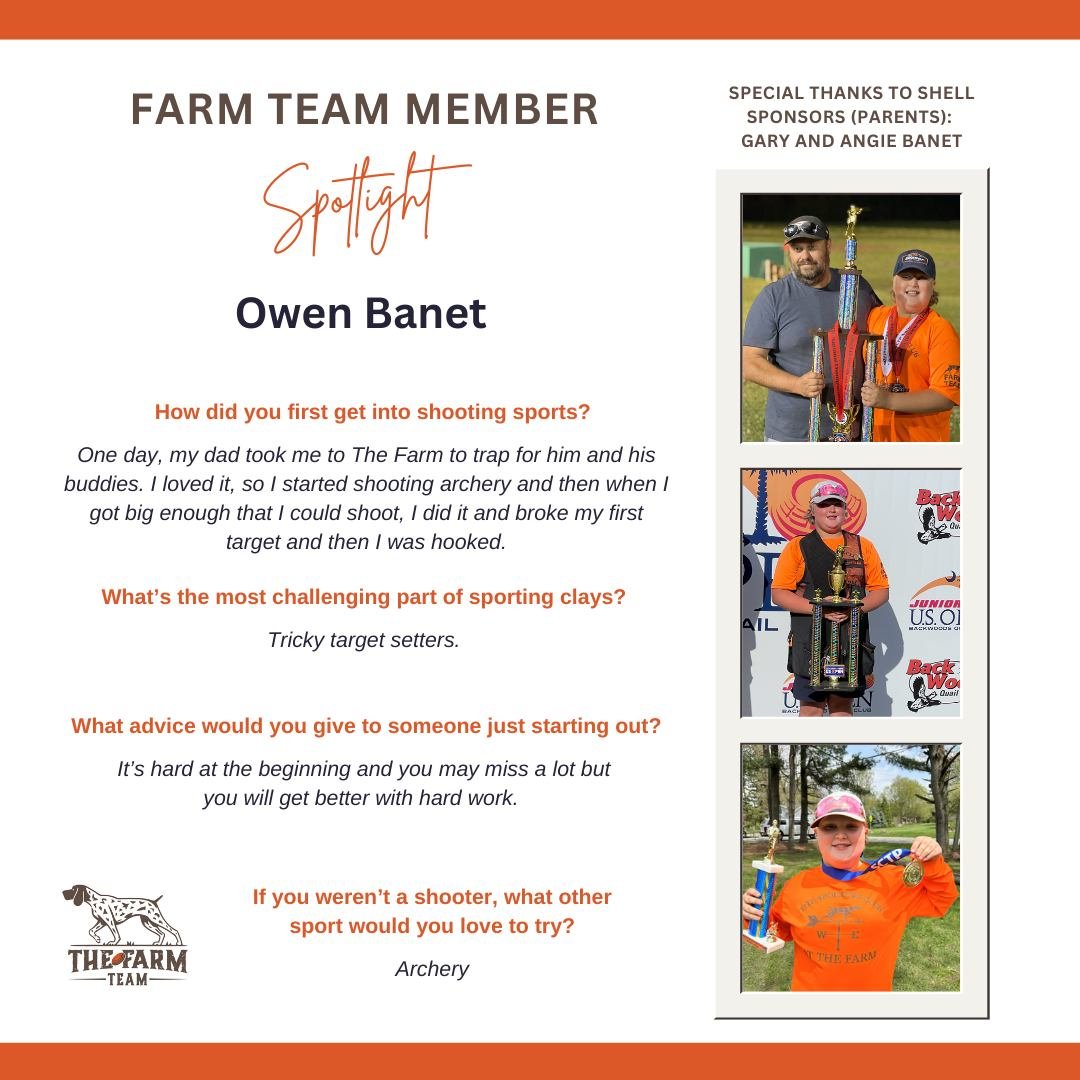 🌟 Farm Team Member Spotlight 🌟
Welcome to our Farm Team Member Spotlight—where we shine a light on the incredible young athletes who make up our squad! 💥 This series is all about getting to know the competitors behind the shotguns— ho