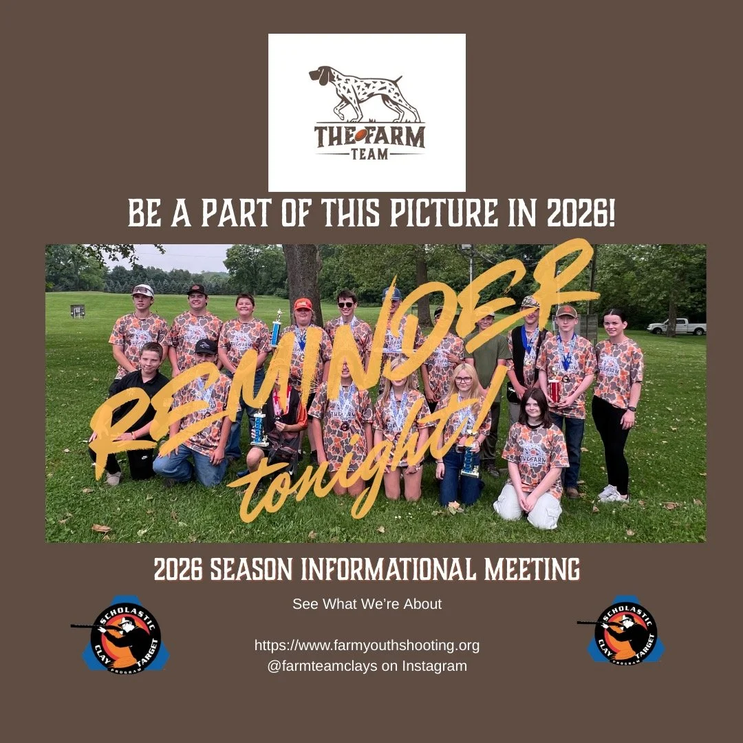 💥💥 🎯 The Farm Team | 2026 Season Informational Meeting 🎯 💥💥
Interested in joining The Farm Team for the 2026 season? Join us for an informational Zoom meeting to learn more about the program, expectations, and what the season looks like.
📅 Jan