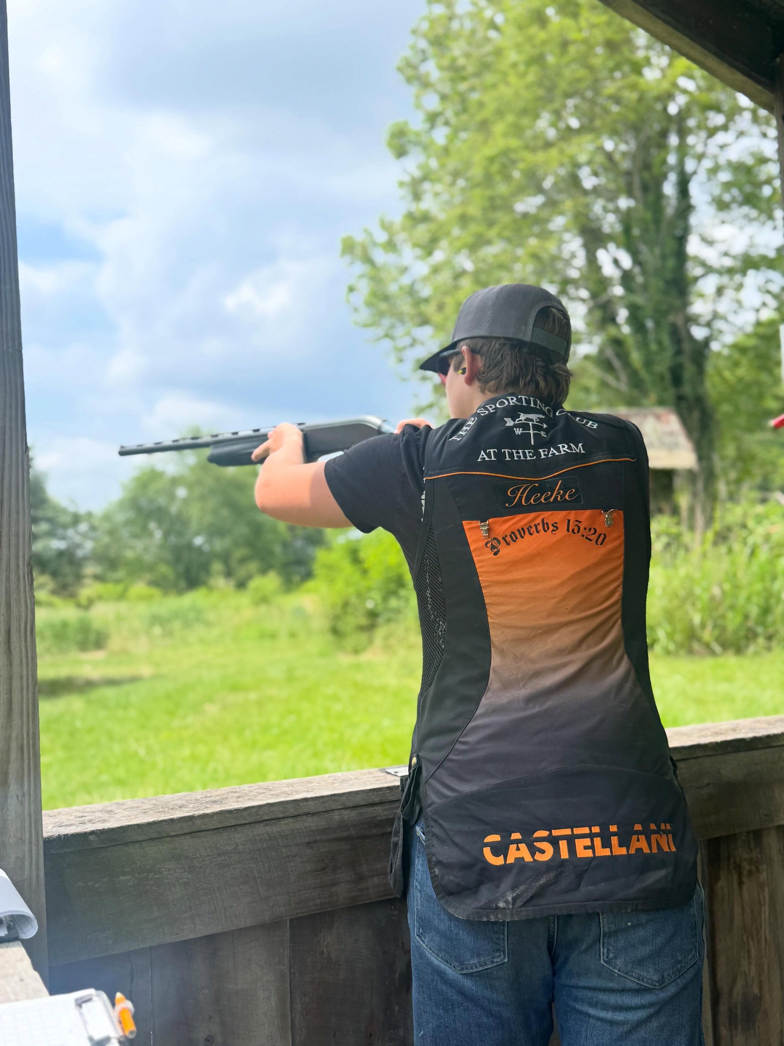 Practice day at a @nationalsportingclays registered shoot today. 🎯 at our home course @thefarmsc . The course is looking 🔥. 

The targets set by our very own @812sportingclays were TOUGH. Whew! They definitely ate our lunch, but that&rsquo;s part o