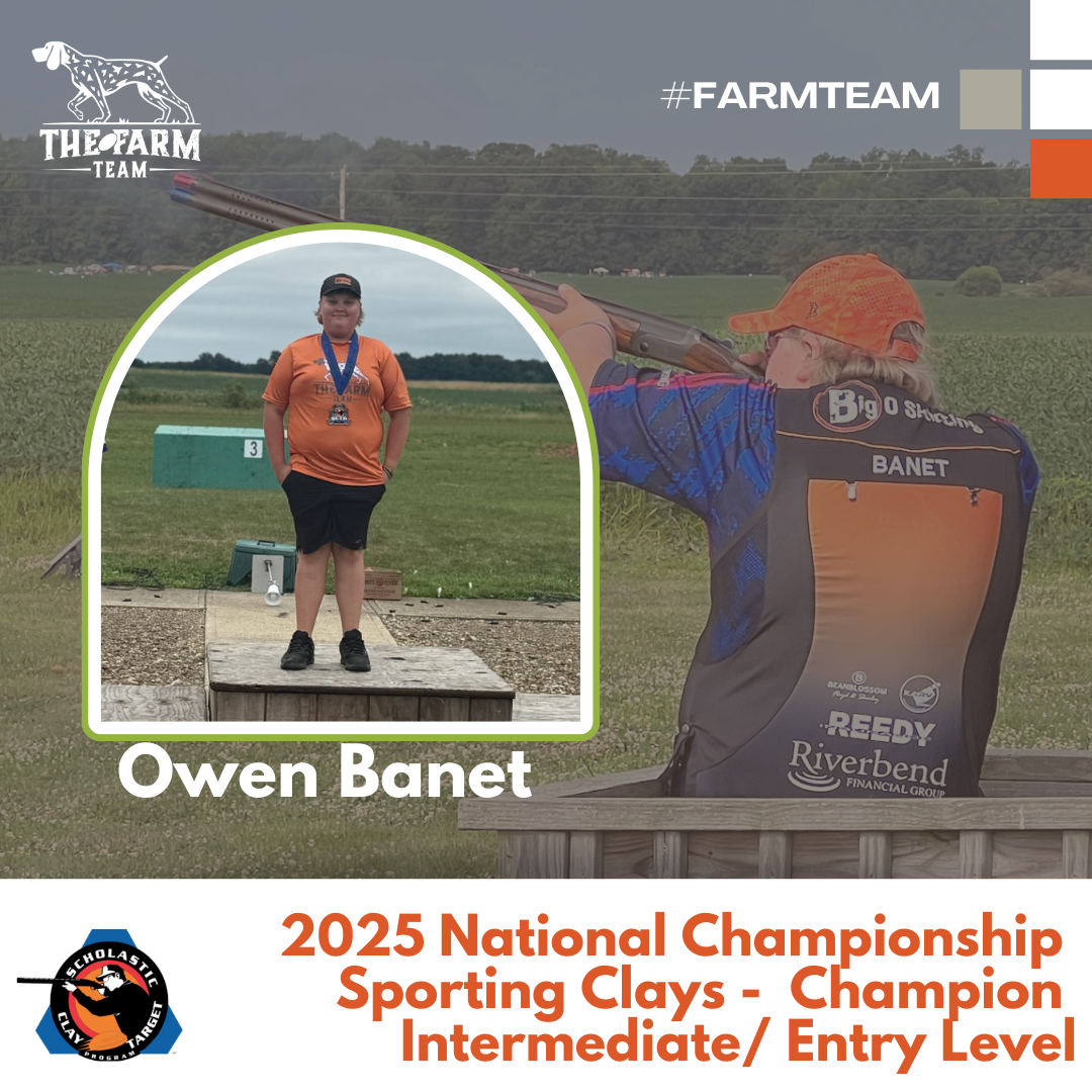 Owen Banet - National Champion - Intermediate Entry Level - Sporting Clays