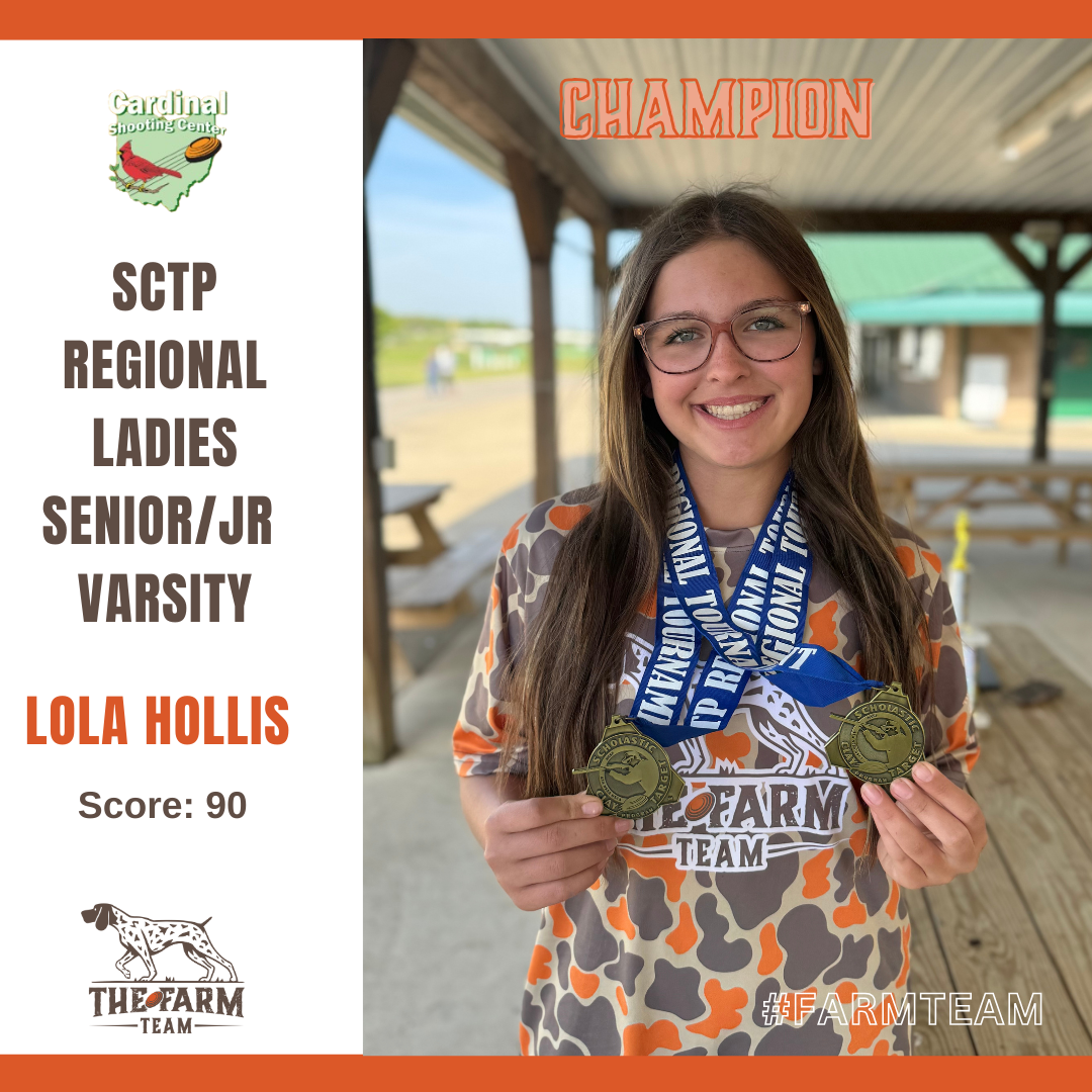 2025 SCTP Regionals - Lola Hollis - Senior | Jr Varsity Sporting Clays Champion