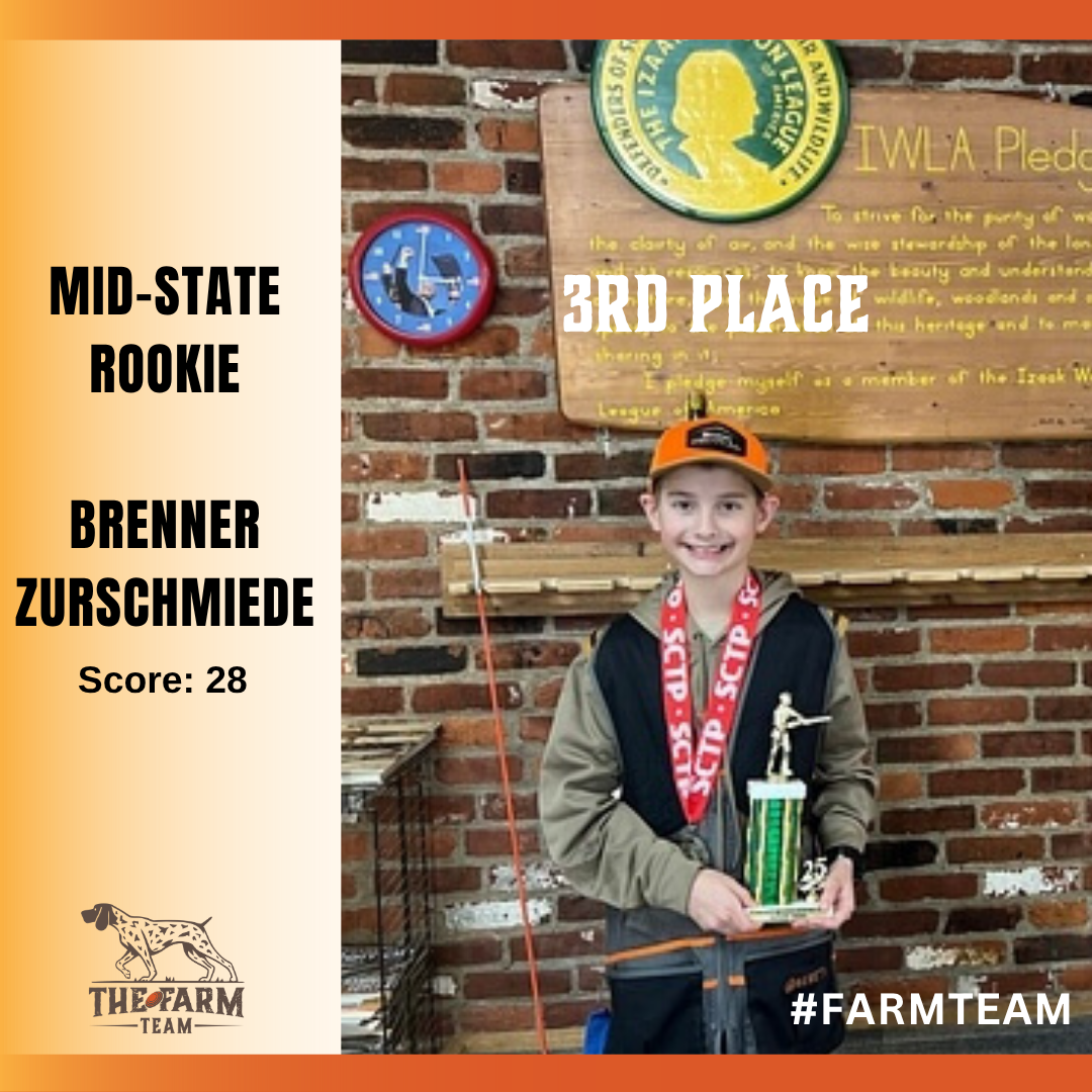 2025 SCTP IN Mid-State - Brenner ZurSchmiede - Rookie - 3rd Place