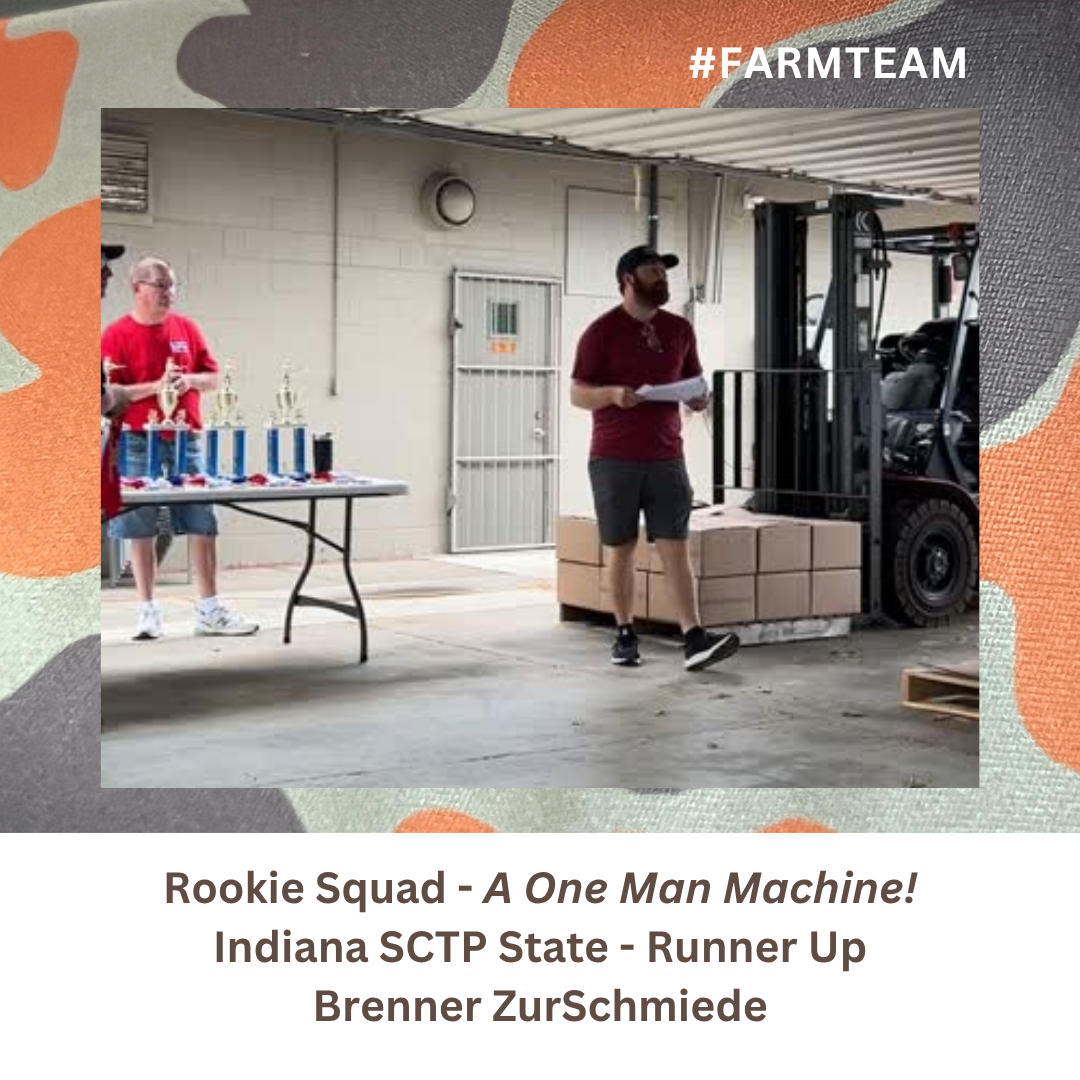 2025 Indiana State SCTP - Runner Up - Rookie Squad - Brenner ZurSchmiede (solo!)