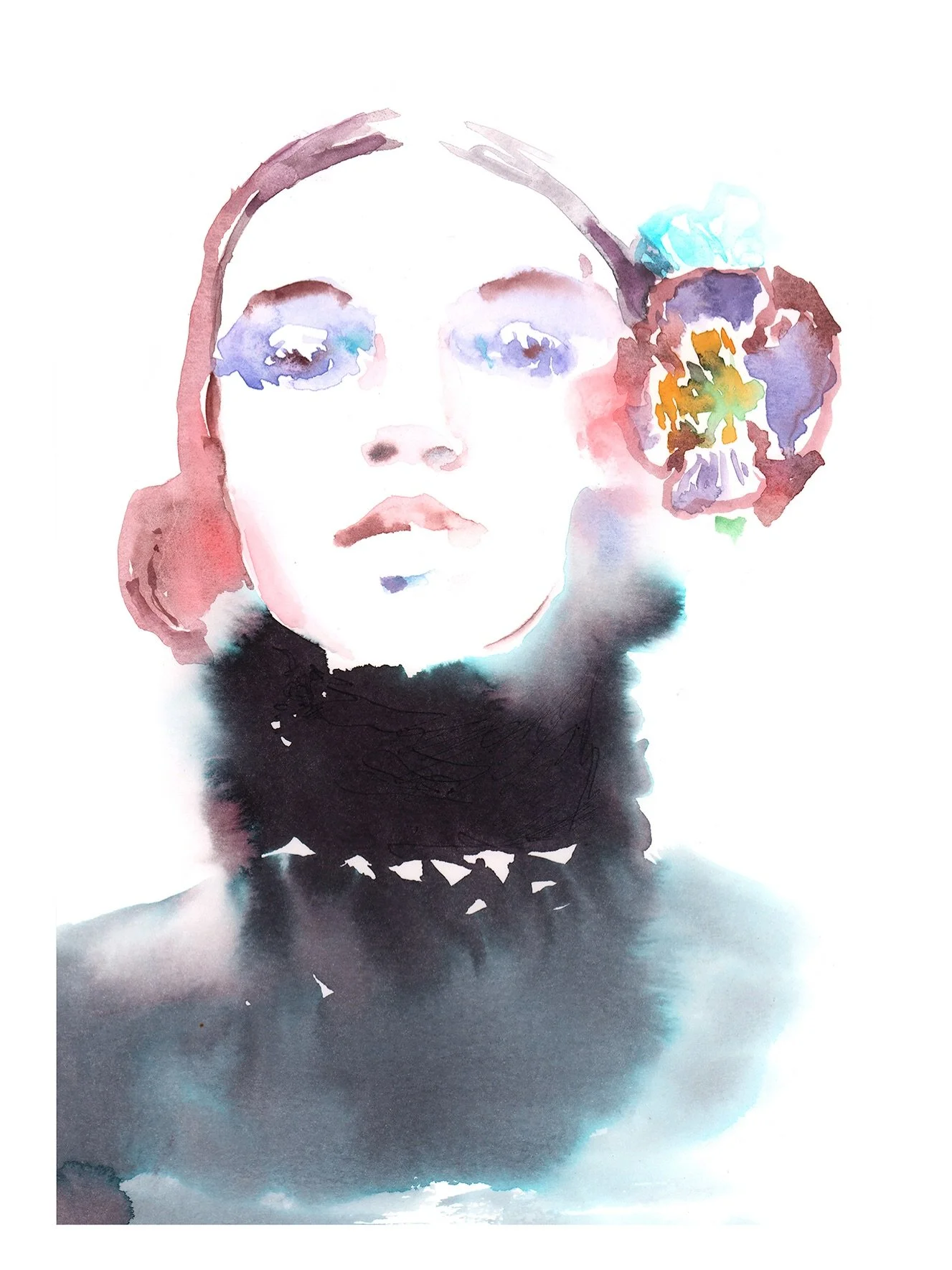 Twin originals in vintage frames 🌸🖤