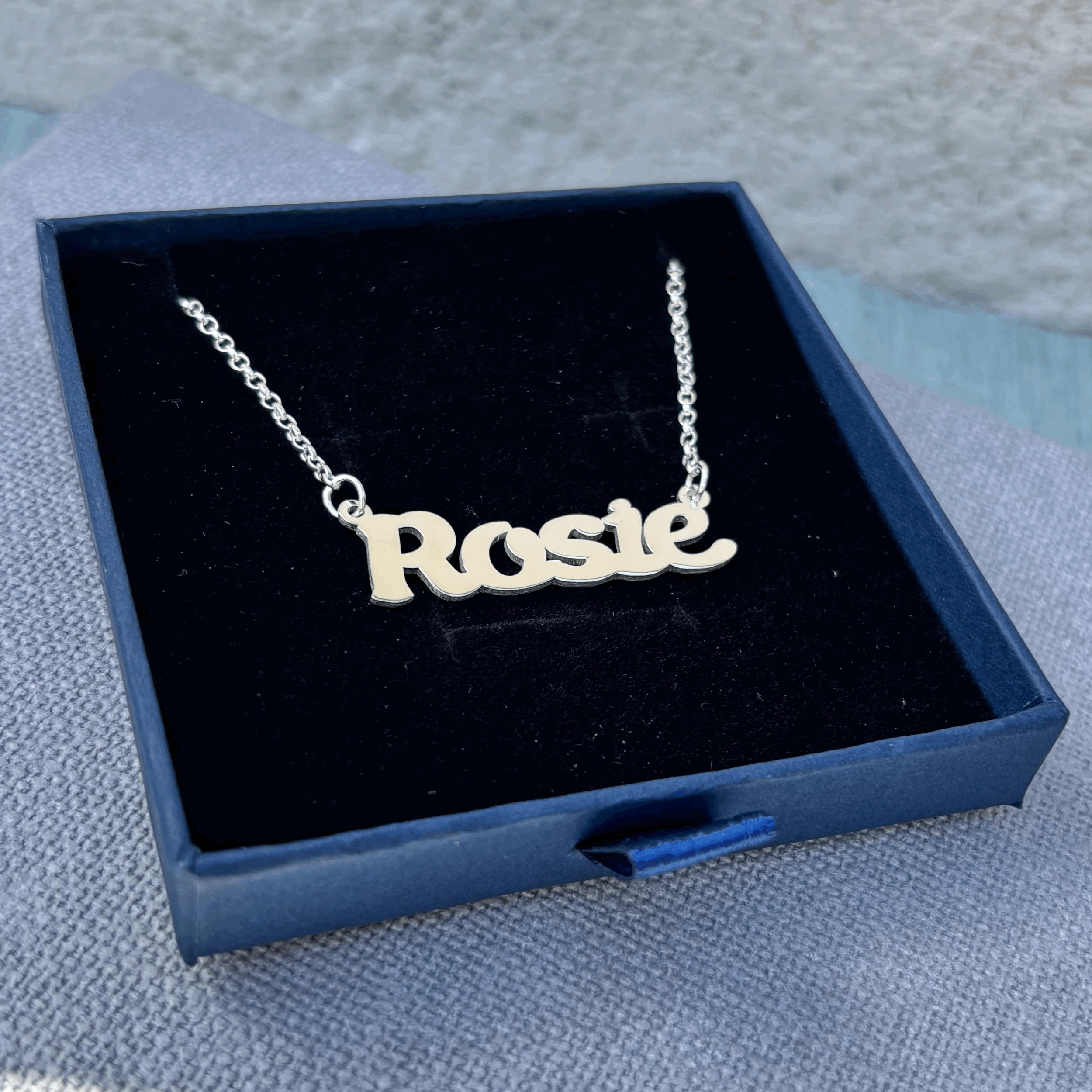 Personalised Sterling Silver Name/Word Necklace