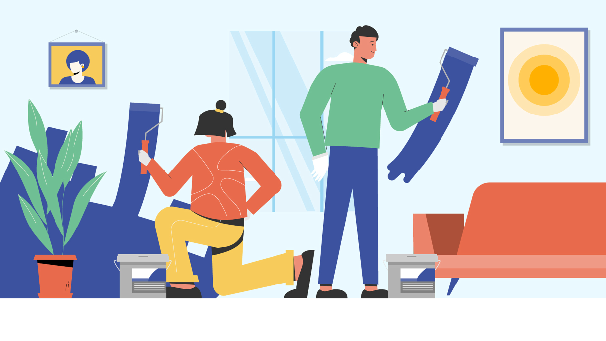 Skölj inte ner färg i avloppet