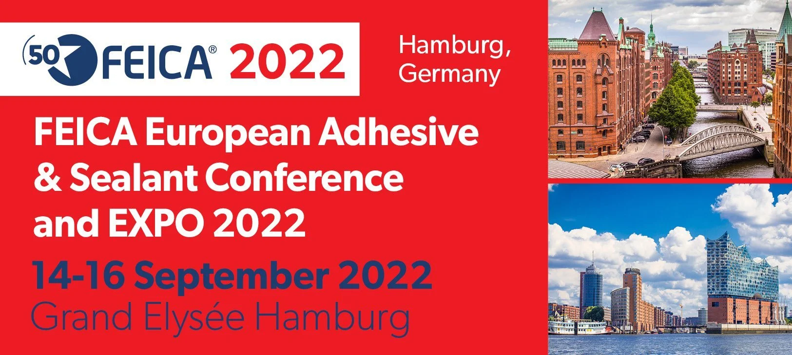 FEICA firar 50 år, 14-16 september 2022 i Hamburg
