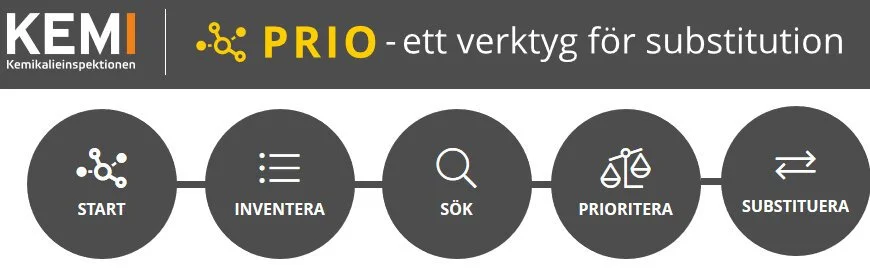 Nystart på KEMIs PRIO-guide