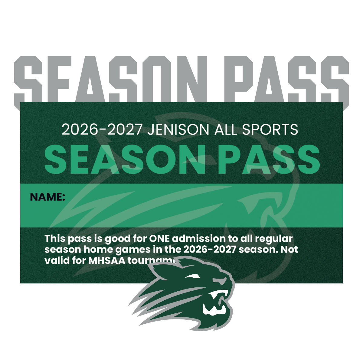 2026-2027 Individual Season Pass