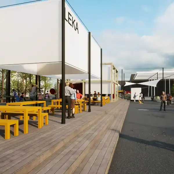 Aktivitetsyta på Museumtorget i Älmhult