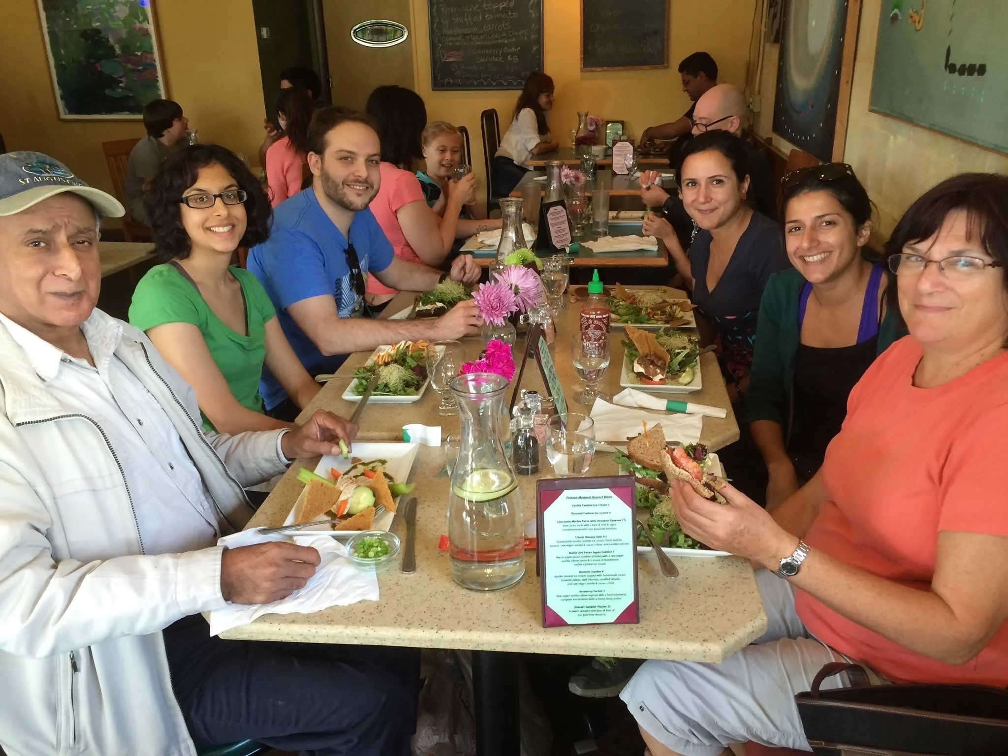 Zahir with his niece, Riana, when she joined us for Christmas in Florida