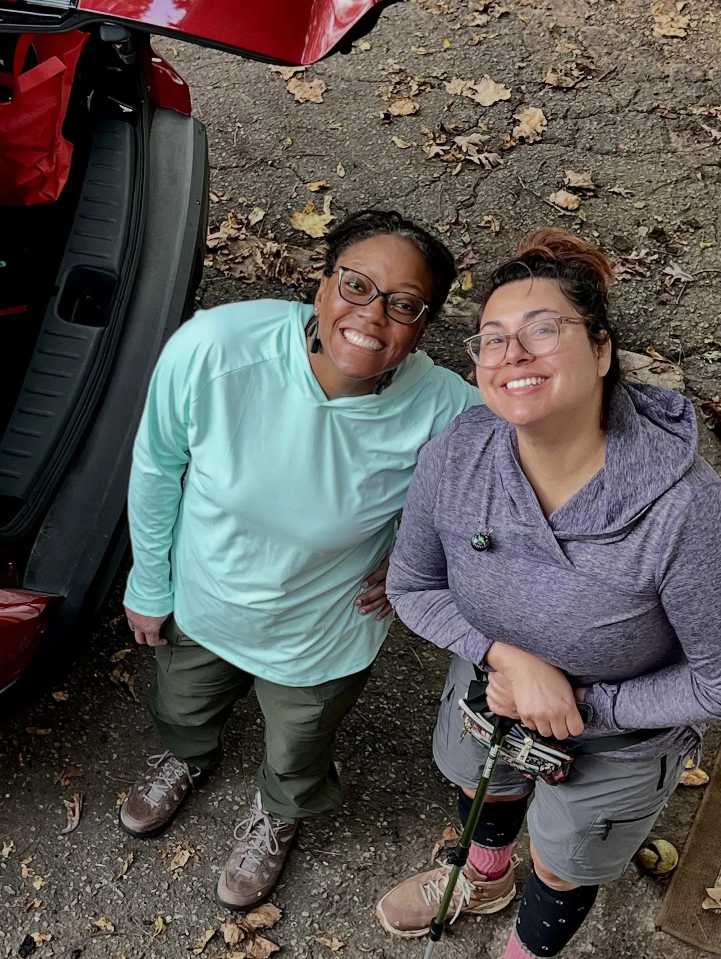 Heading out with friends and looking up for the next adventure: it&rsquo;s what hikers do best, and we&rsquo;re here for it!

#byhikersforhikers #franklinnc #bartramtrail #franklinatmile110 #appalachiantrailnobo #atnobo #appalachiantrailsobo #atsobo 