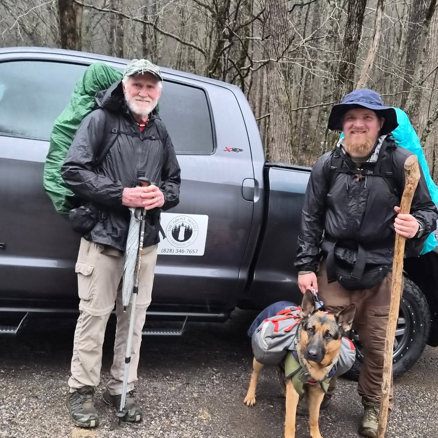 Early season hikers are already making their way through, and the happiness is showing!