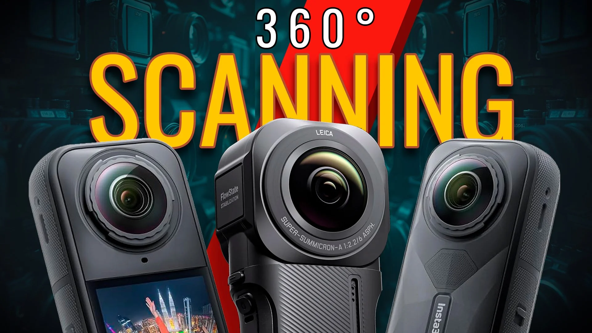 Skannaaminen 360° kameroilla