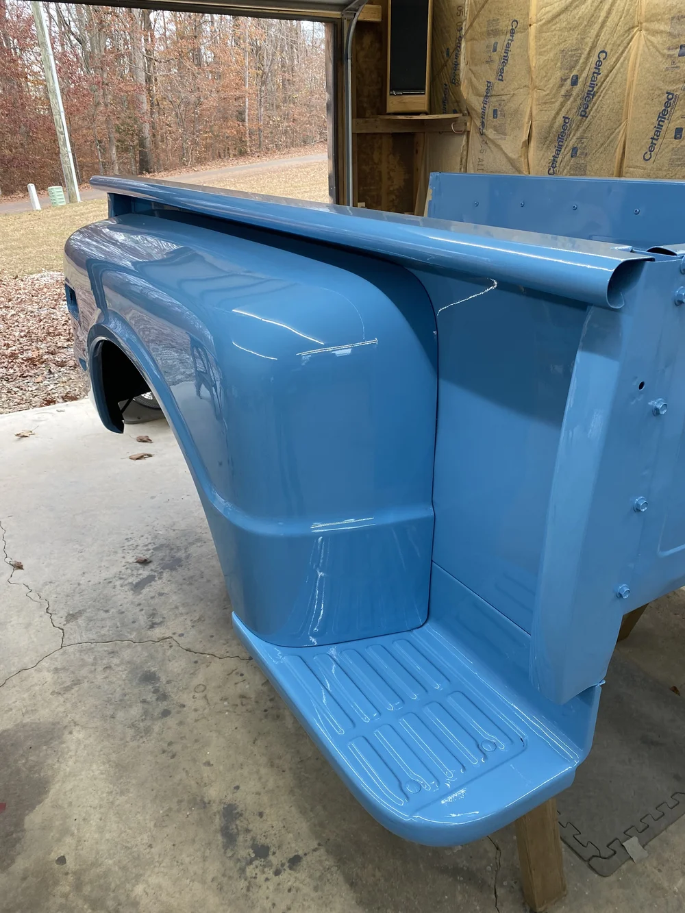 Painted bed of Ole Blue