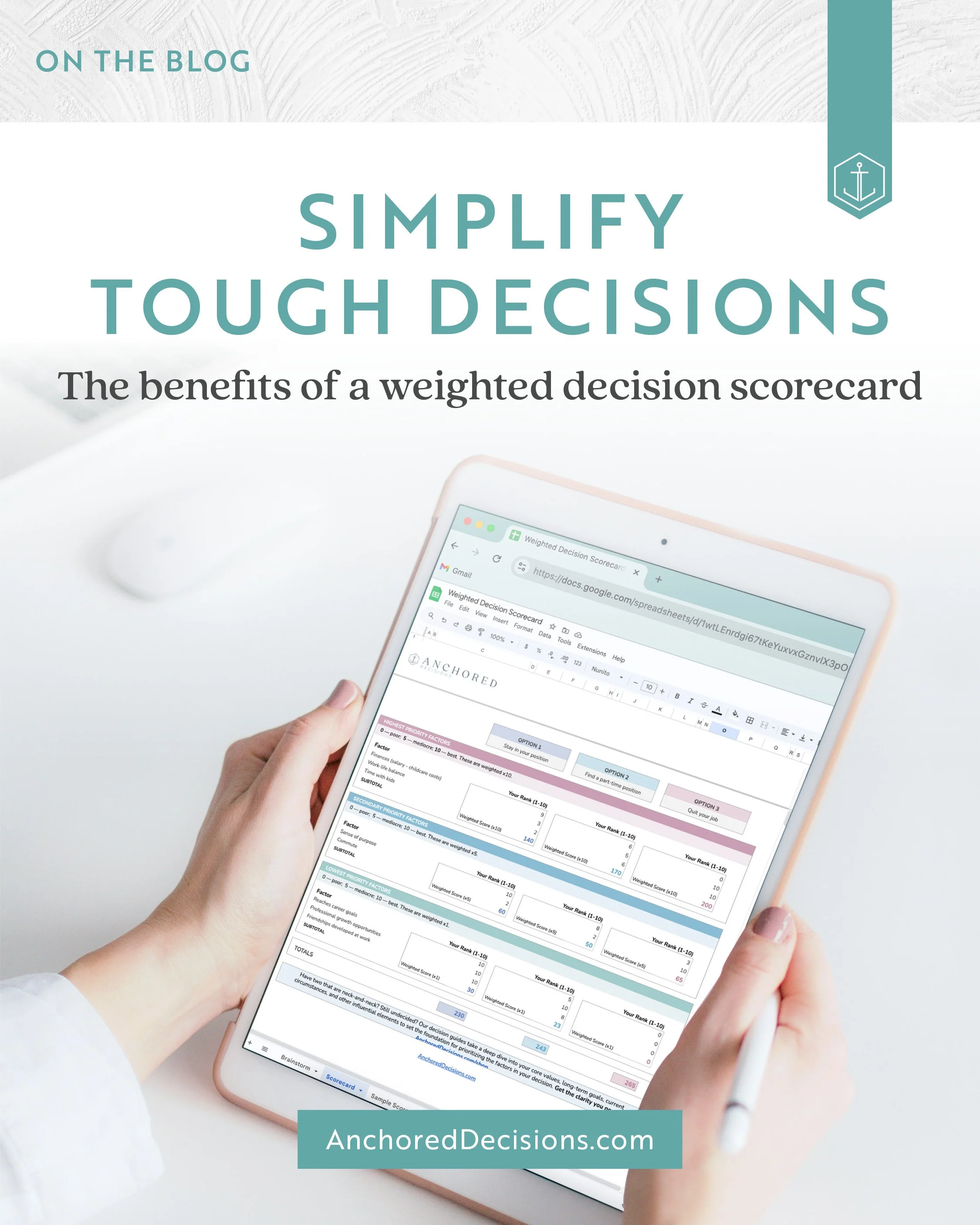 Simplify Tough Decisions: The Benefits of a Weighted Decision Scorecard