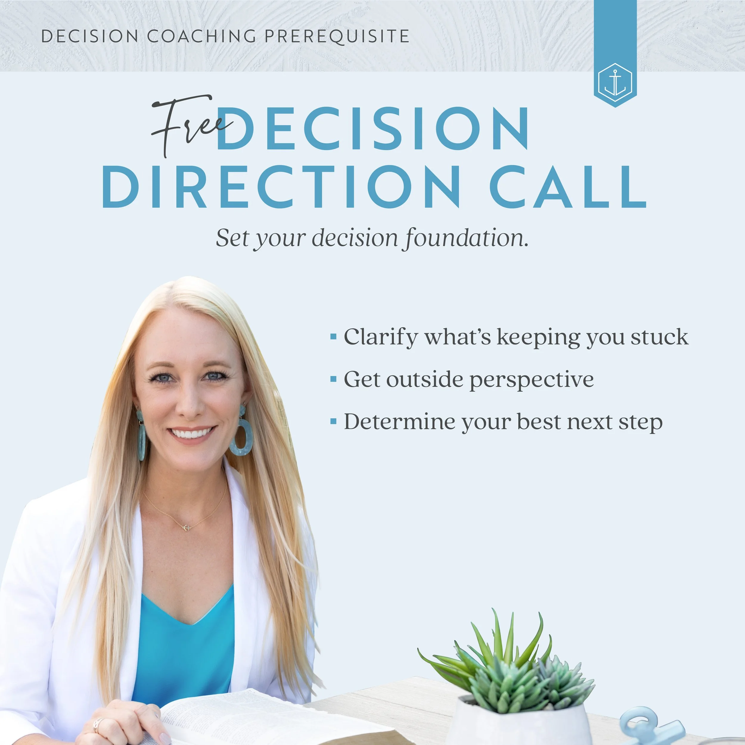 Free Decision Direction Call - set your decision foundation with Christian Life Coach Lauren Black
