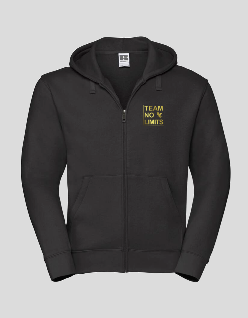 Full Zip Hoddie Comfort Männer Black Front.png