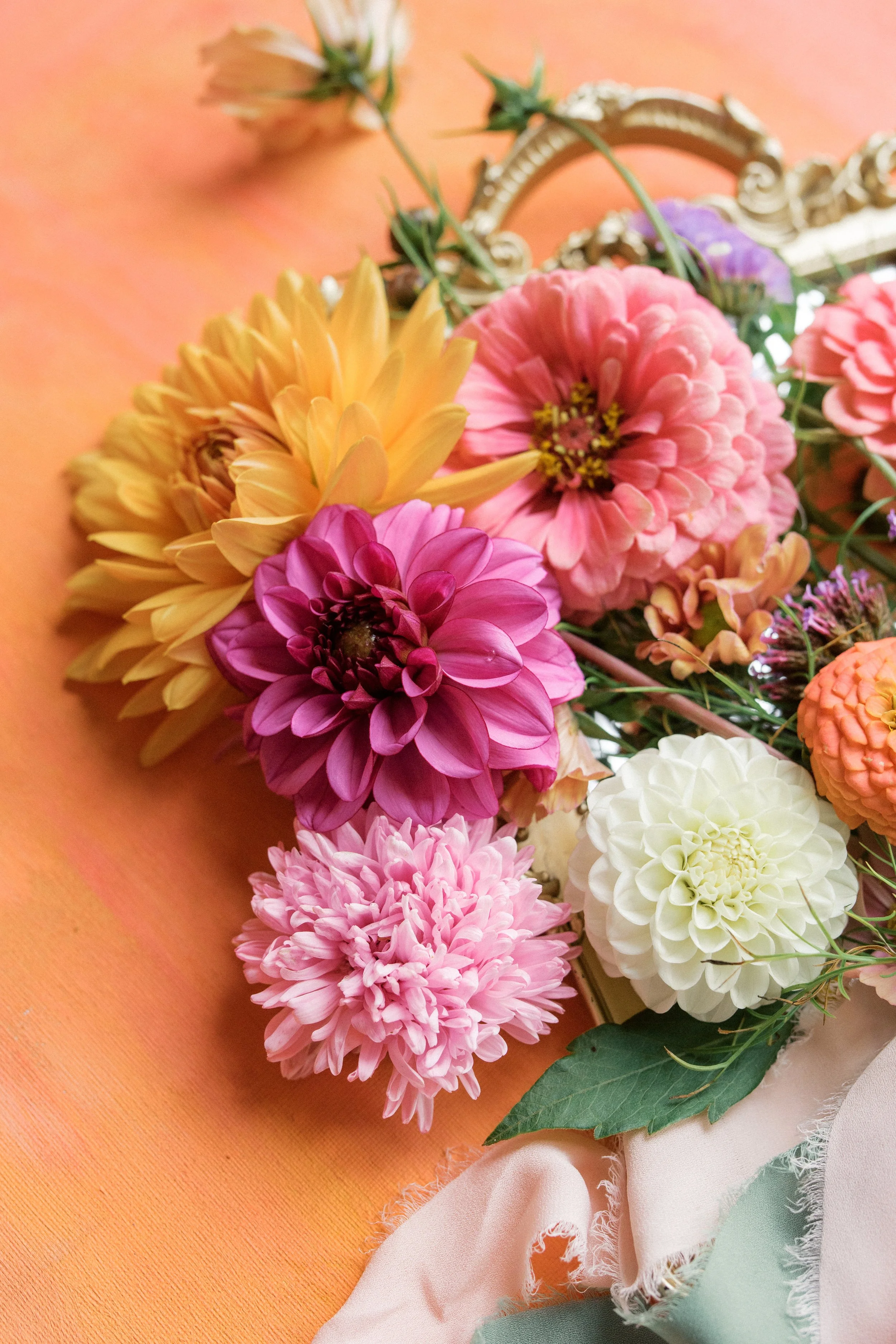 Fine-art wedding flower palette influenced by the natural surroundings of Midleton, Co. Cork